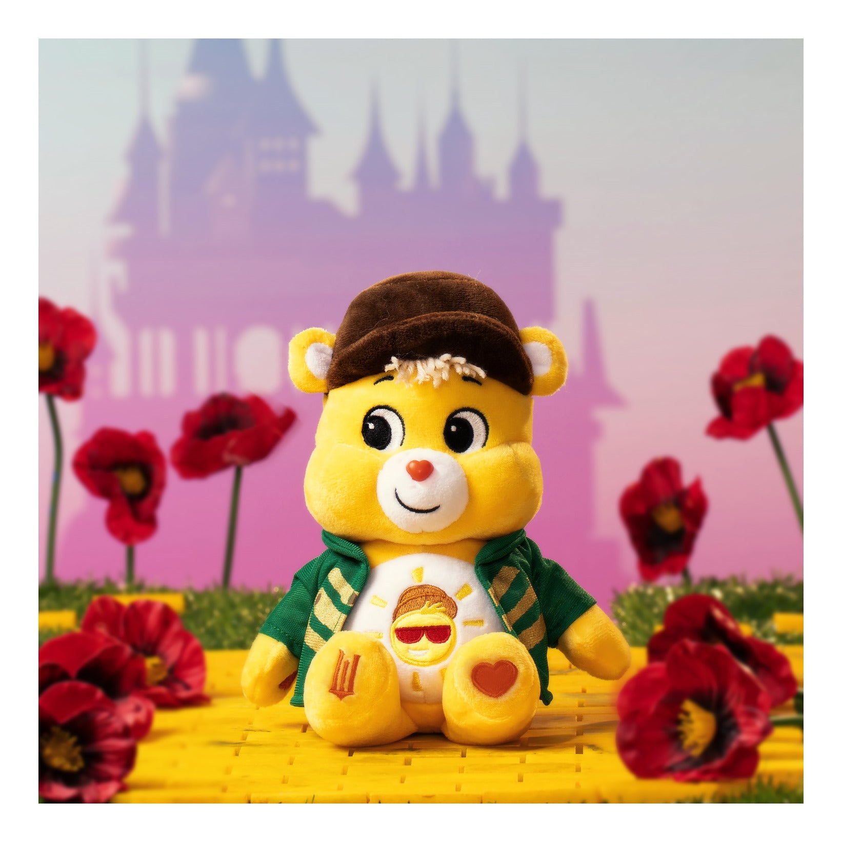 Care Bears x Wicked Funshine Bear as the Scarecrow 22cm Plush