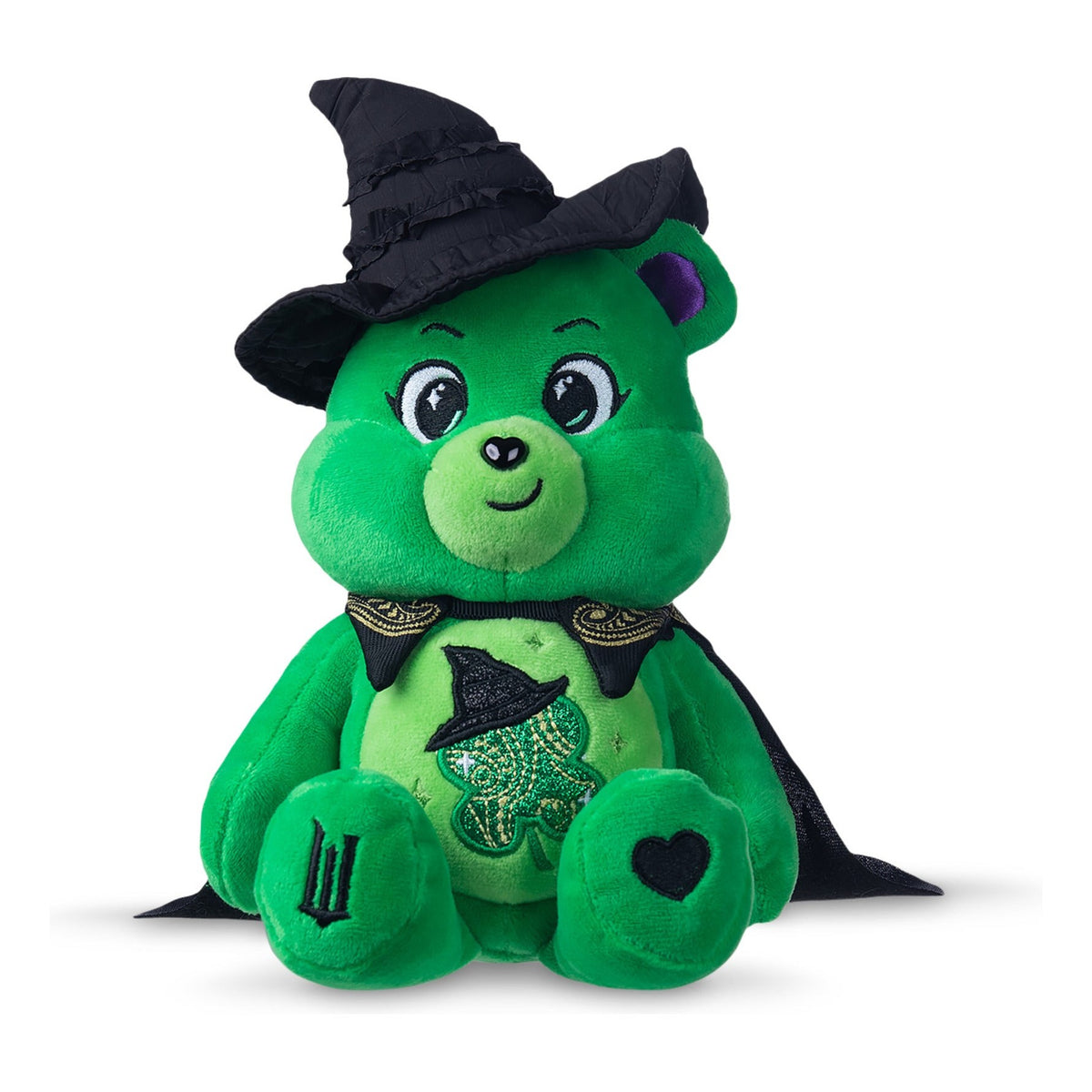 Care Bears x Wicked Good Luck Bear as Elphaba 22cm Plush