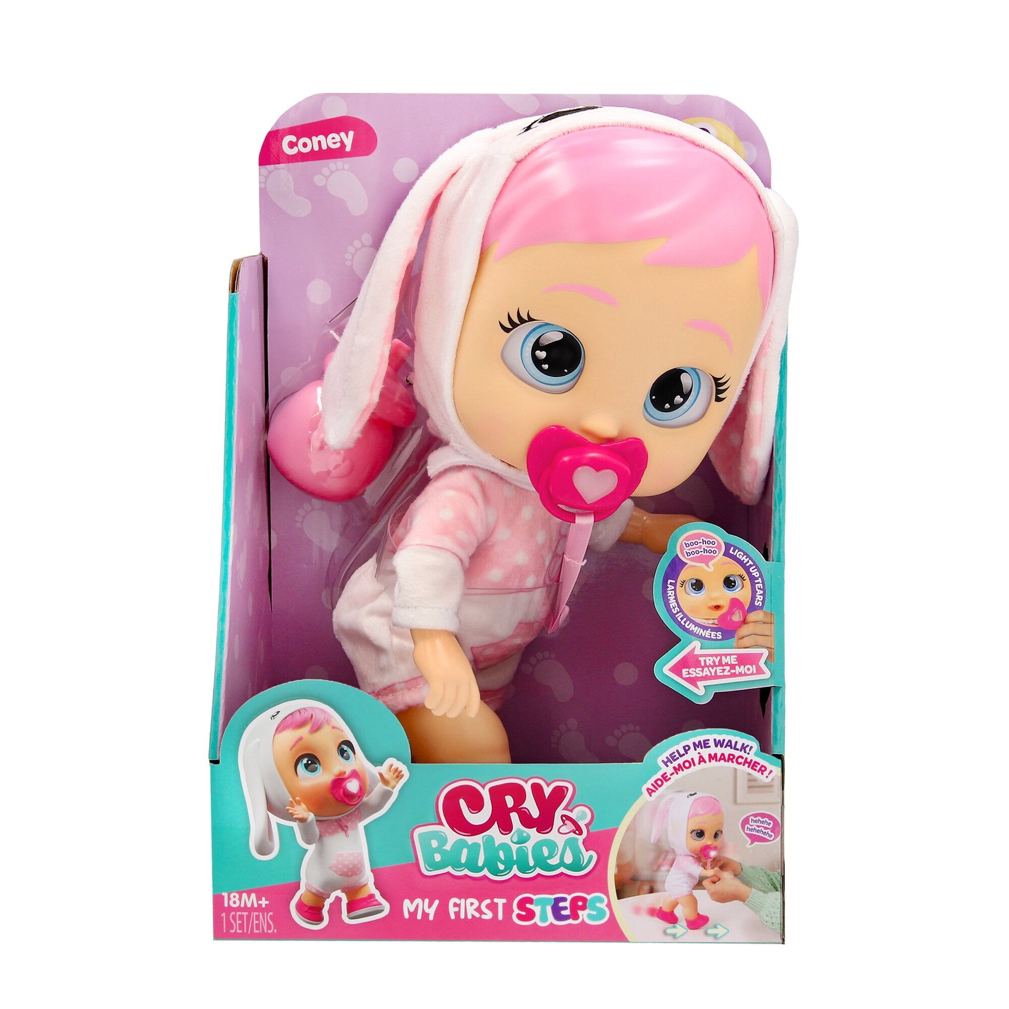 Cry Babies My First Steps Coney Walking Baby Doll
