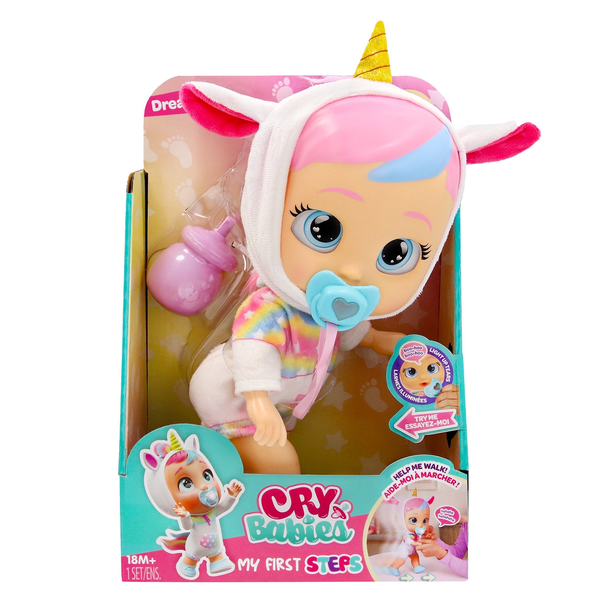 Cry Babies My First Steps Dreamy Walking Doll
