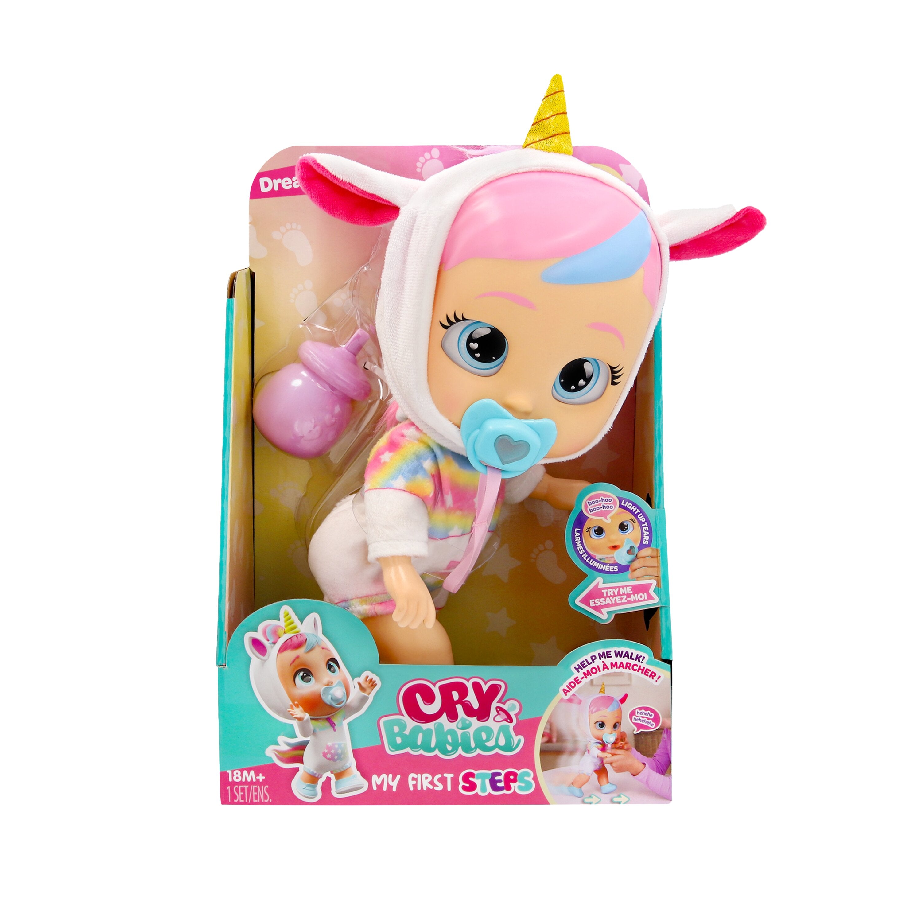 Cry Babies My First Steps Dreamy Walking Doll