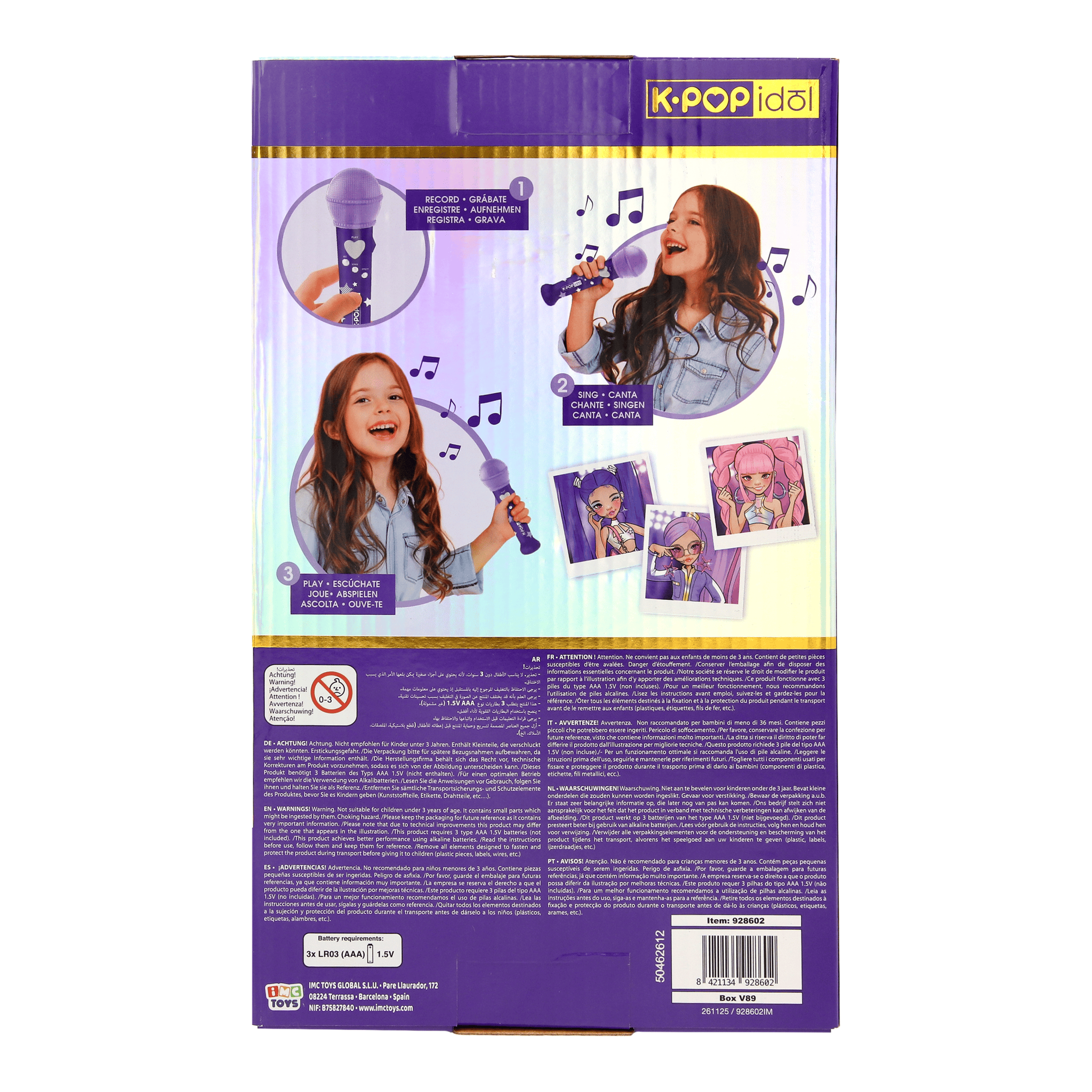 IMC Toys K-Pop Idol Microphone Recorder Toy