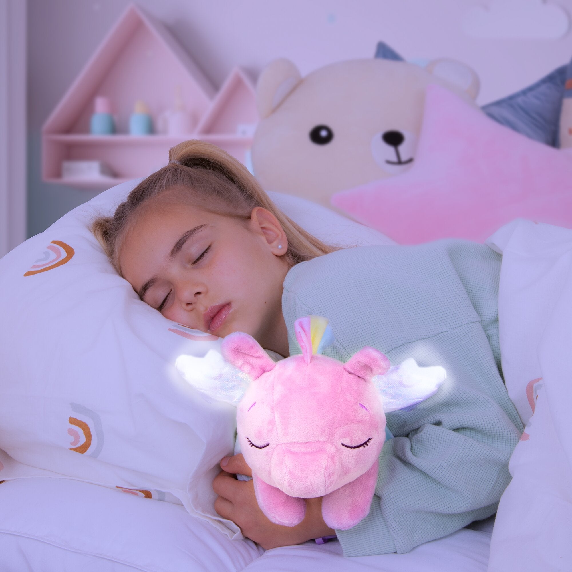 Cry Babies Goodnight Friends Luna & Poppy 2-in-1 Interactive Plush Doll
