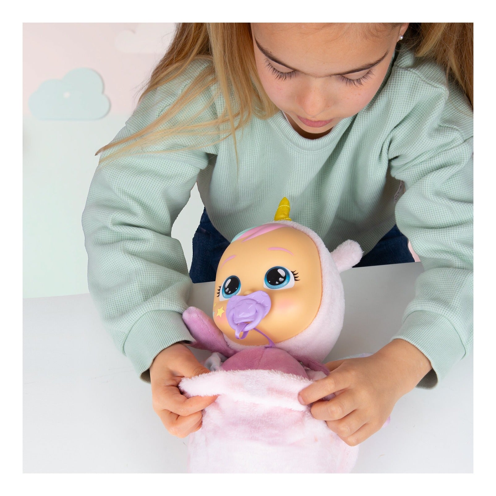 Cry Babies Goodnight Friends Luna & Poppy 2-in-1 Interactive Plush Doll