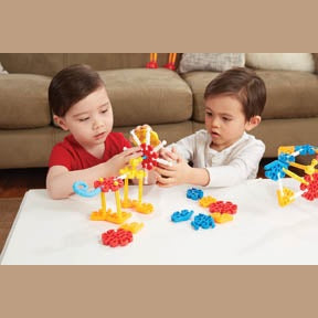 Kid K'NEX Oodles of Pals 60 Model Building Set – 116 Pieces