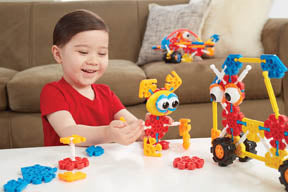 Kid K'NEX Oodles of Pals 60 Model Building Set – 116 Pieces