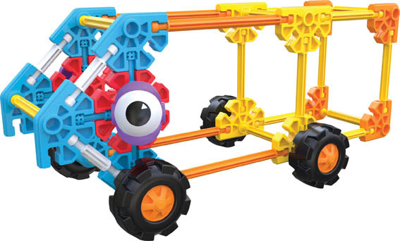 Kid K'NEX Oodles of Pals 60 Model Building Set – 116 Pieces