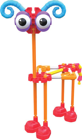 Kid K'NEX Oodles of Pals 60 Model Building Set – 116 Pieces