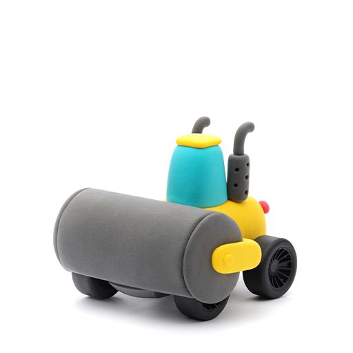 Hey Clay Construction Vehicles 12 Can Modelling Clay Set