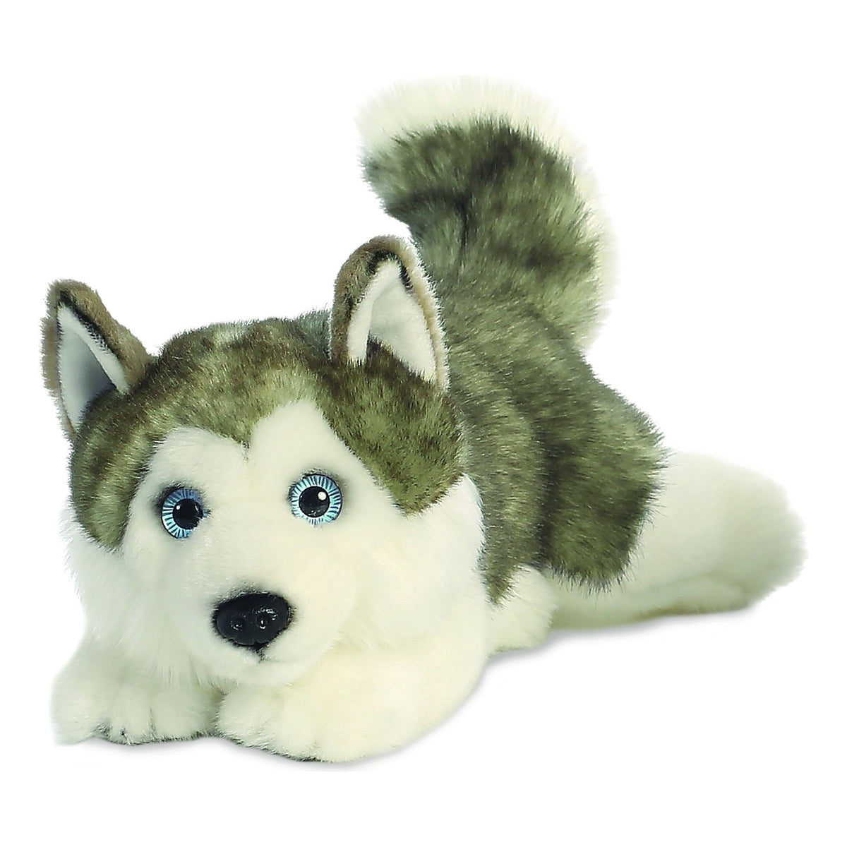 Aurora MiYoni Lying Husky Plush Soft Toy 28cm