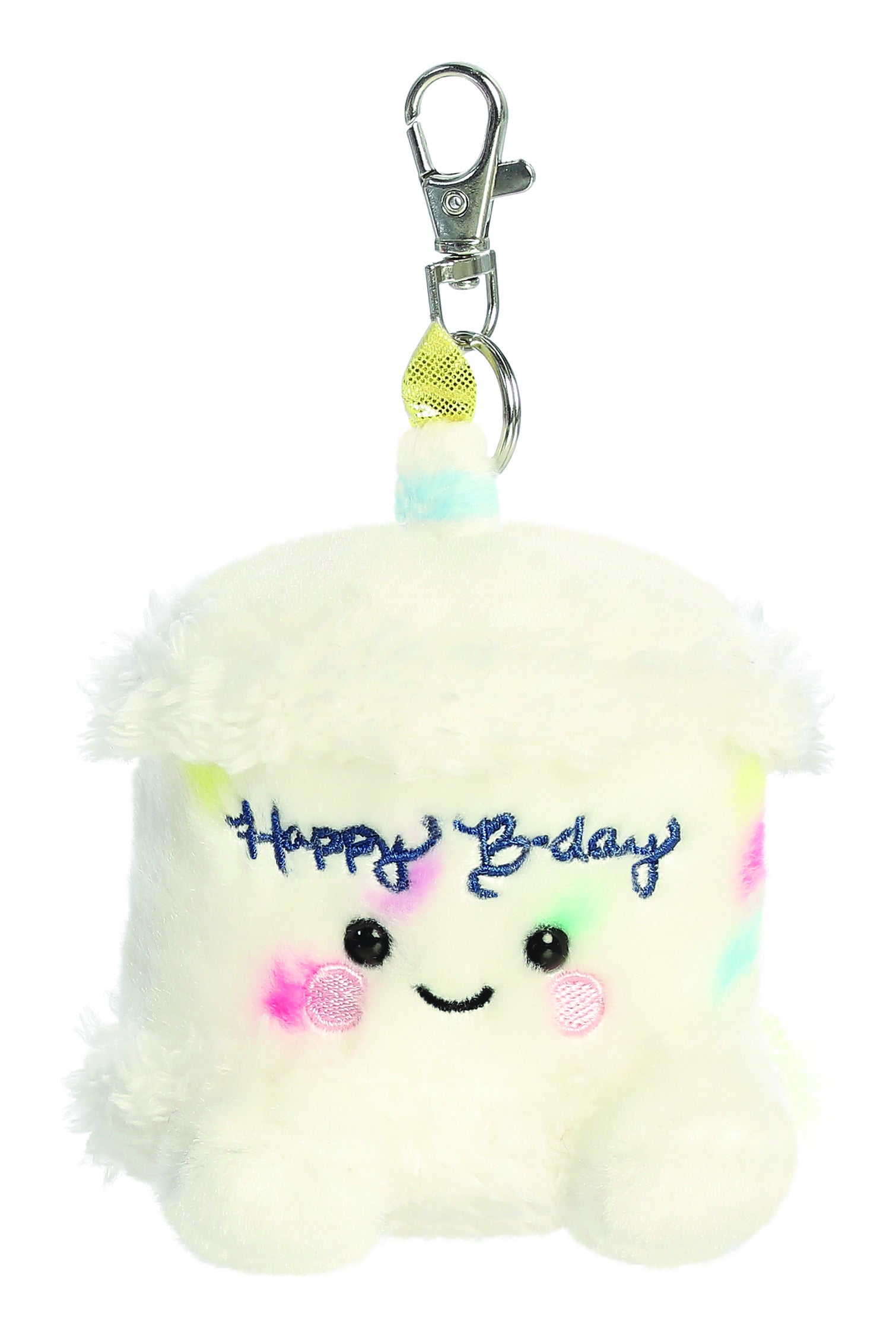 Palm Pals Happy B’Day Cake Clip-On Keyring 10cm