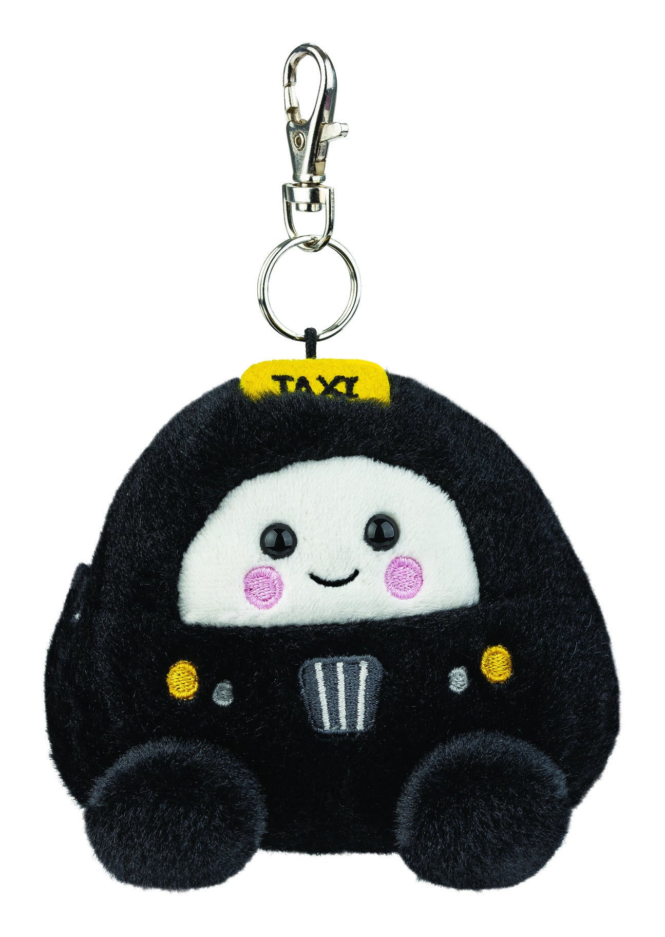 Palm Pals Freddie Black Taxi Clip-On Keyring 10cm