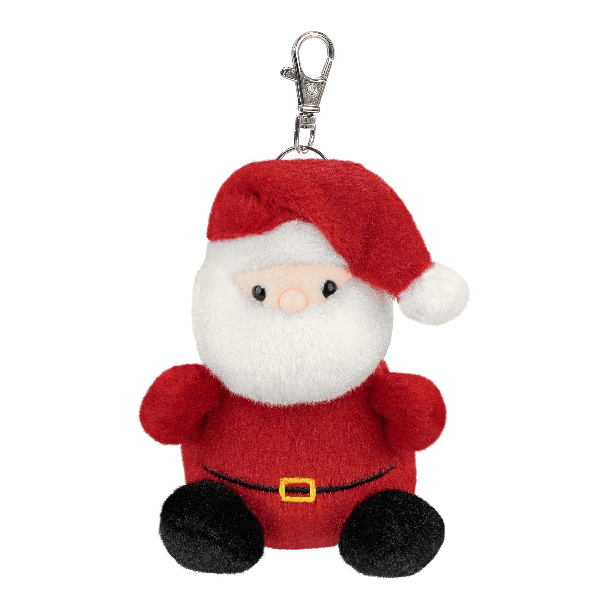 Aurora Palm Pals Santa Claus Clip-On 10cm Plush Keyring