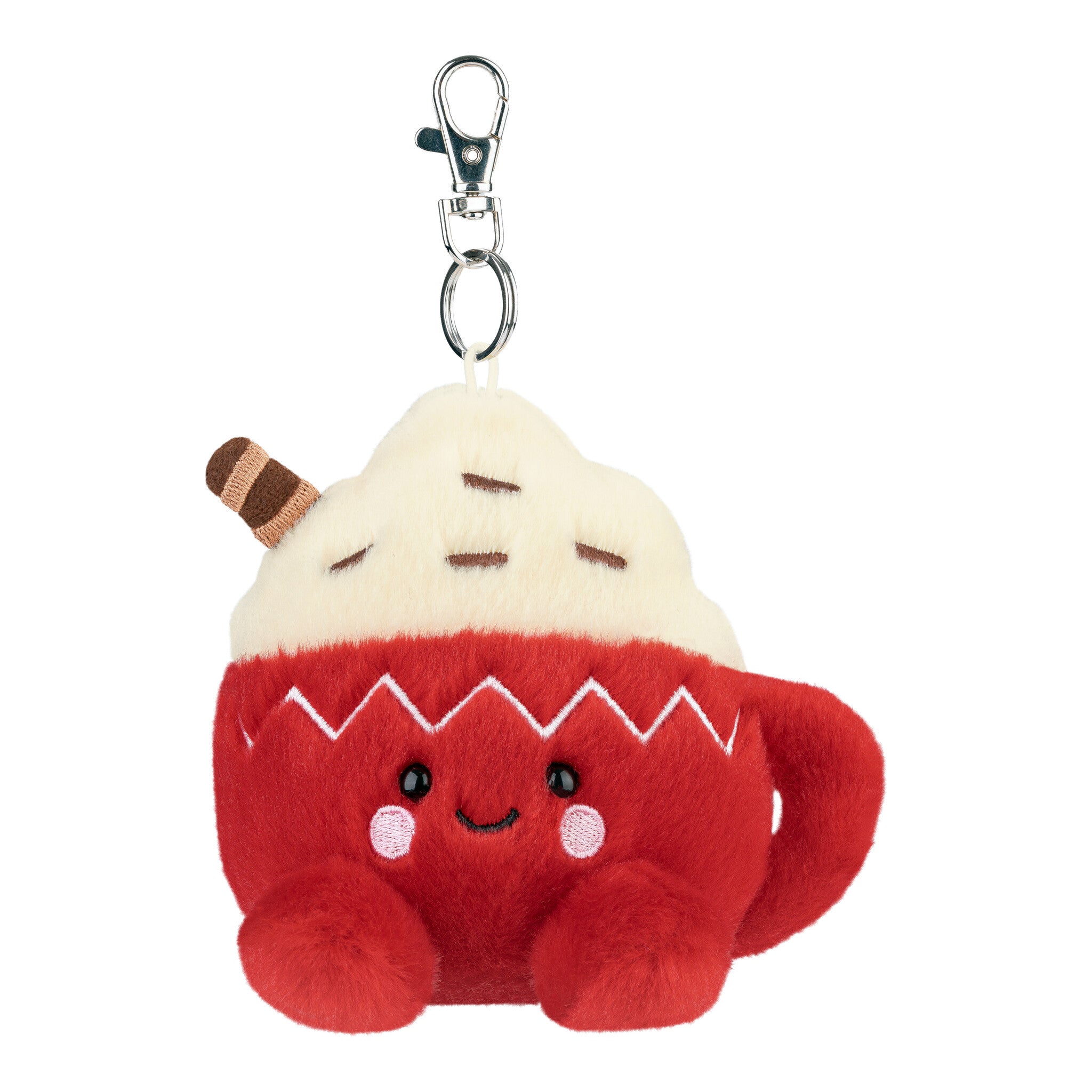 Palm Pals Cassia Hot Cocoa Clip-On 10cm Plush Keyring