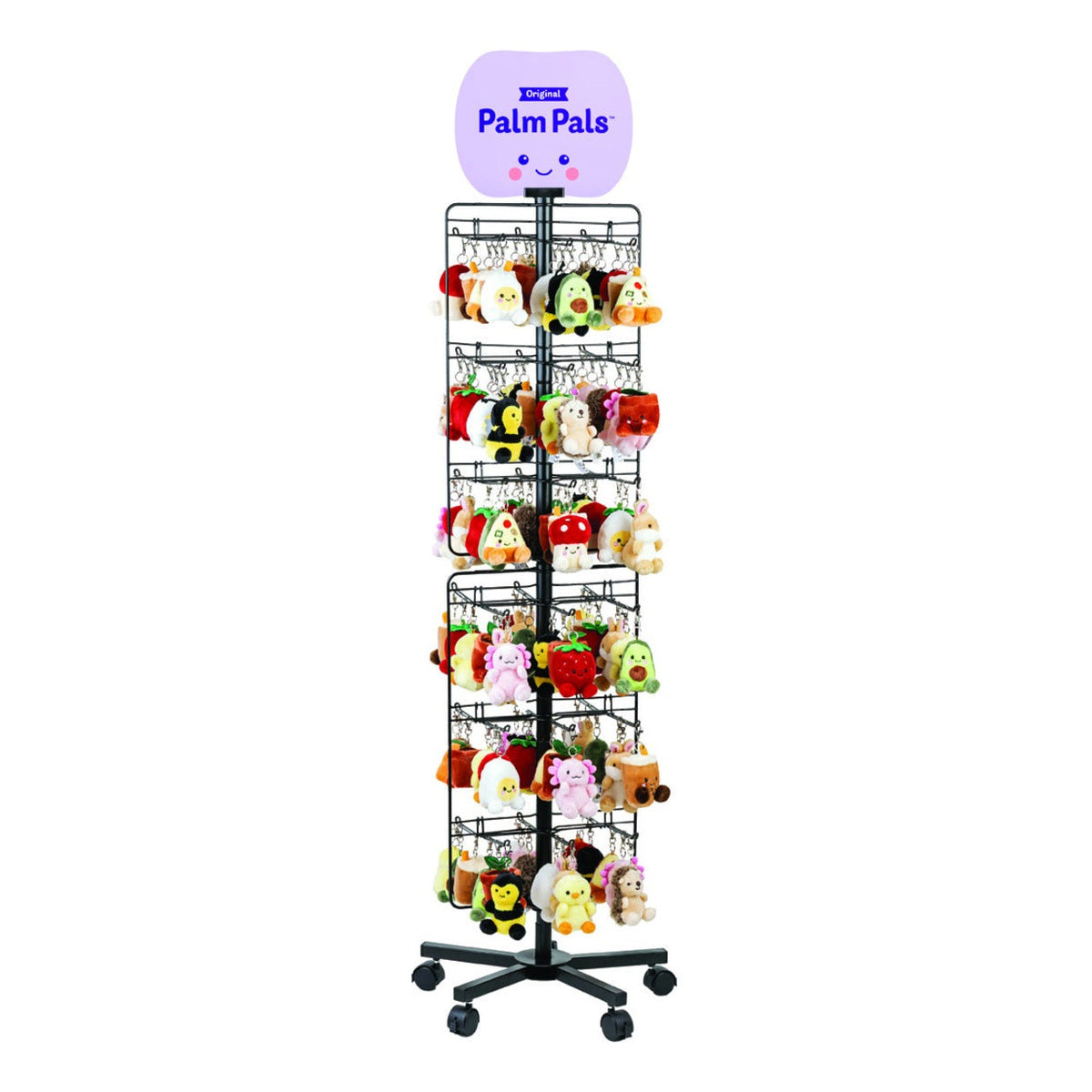 Palm Pals Dual Spinner Floor Keyring Display Stand – Empty