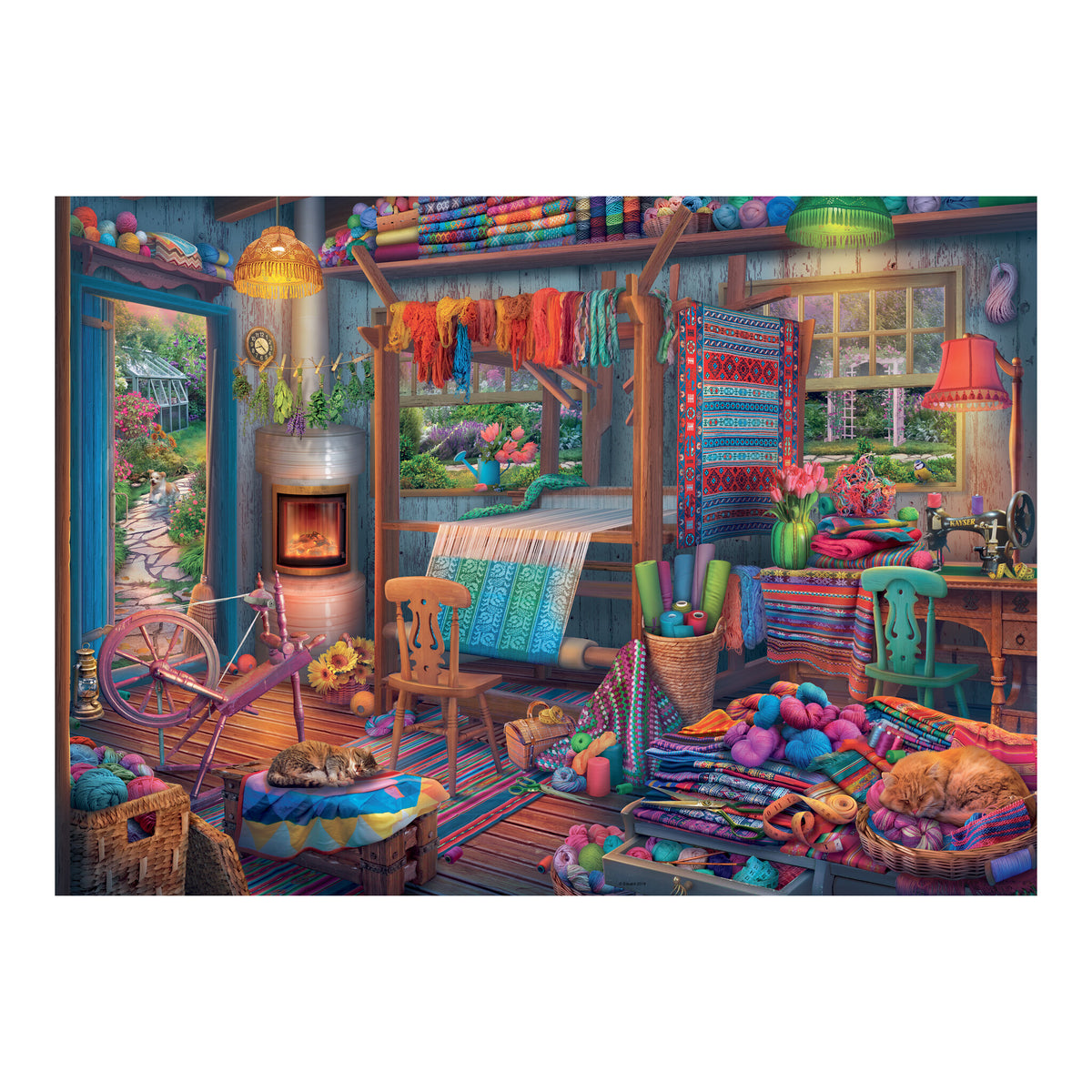 Ravensburger The Weaver's Workshop 1000 Piece Jigsaw Puzzle