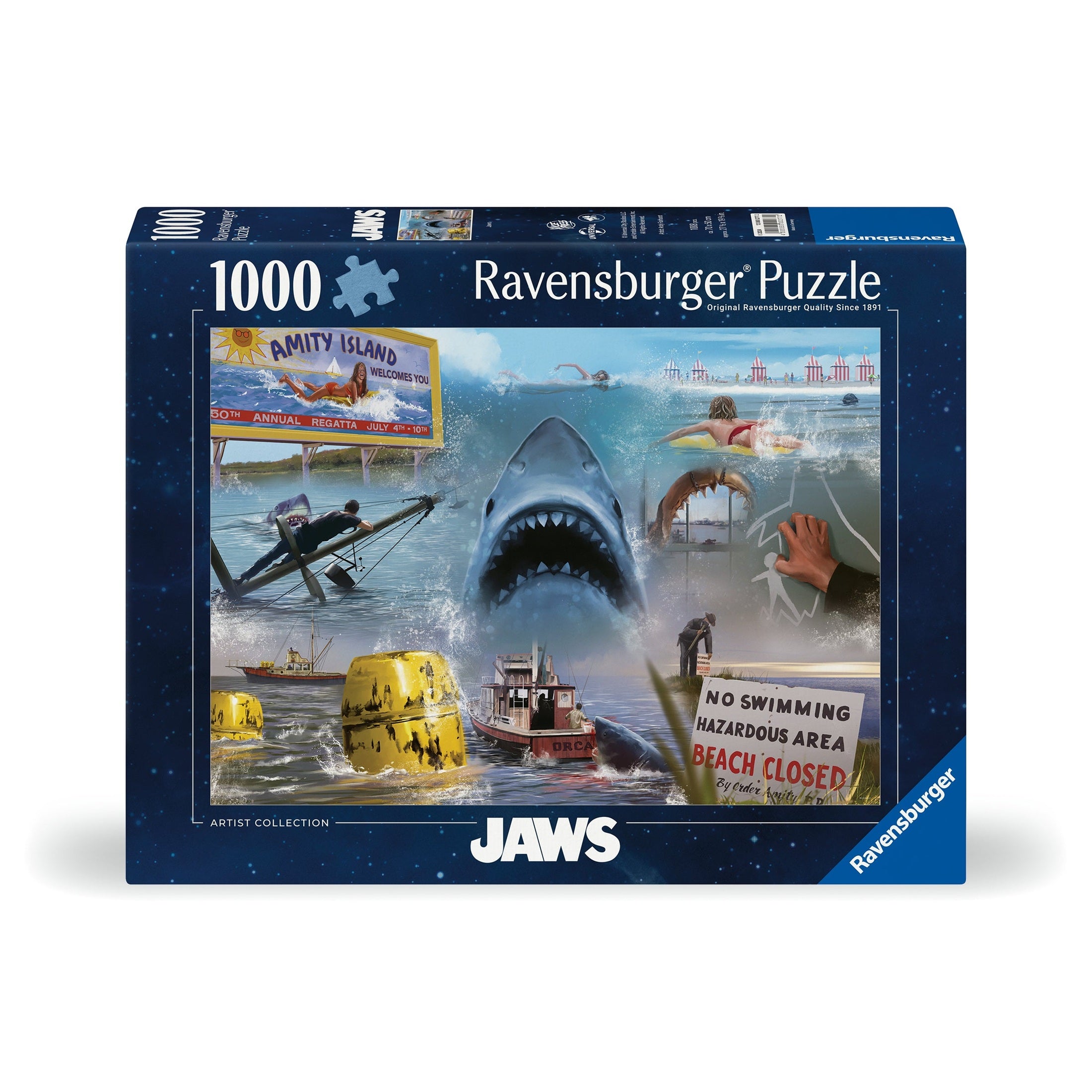 Ravensburger Universal Vault Collection Jaws 1000 Piece Jigsaw Puzzle
