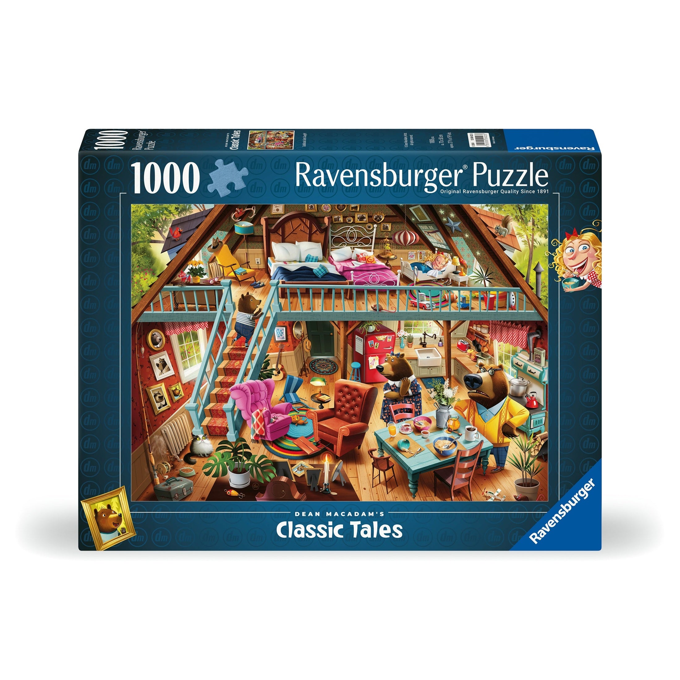 Ravensburger Goldilocks Gets Caught! 1000 Piece Jigsaw Puzzle
