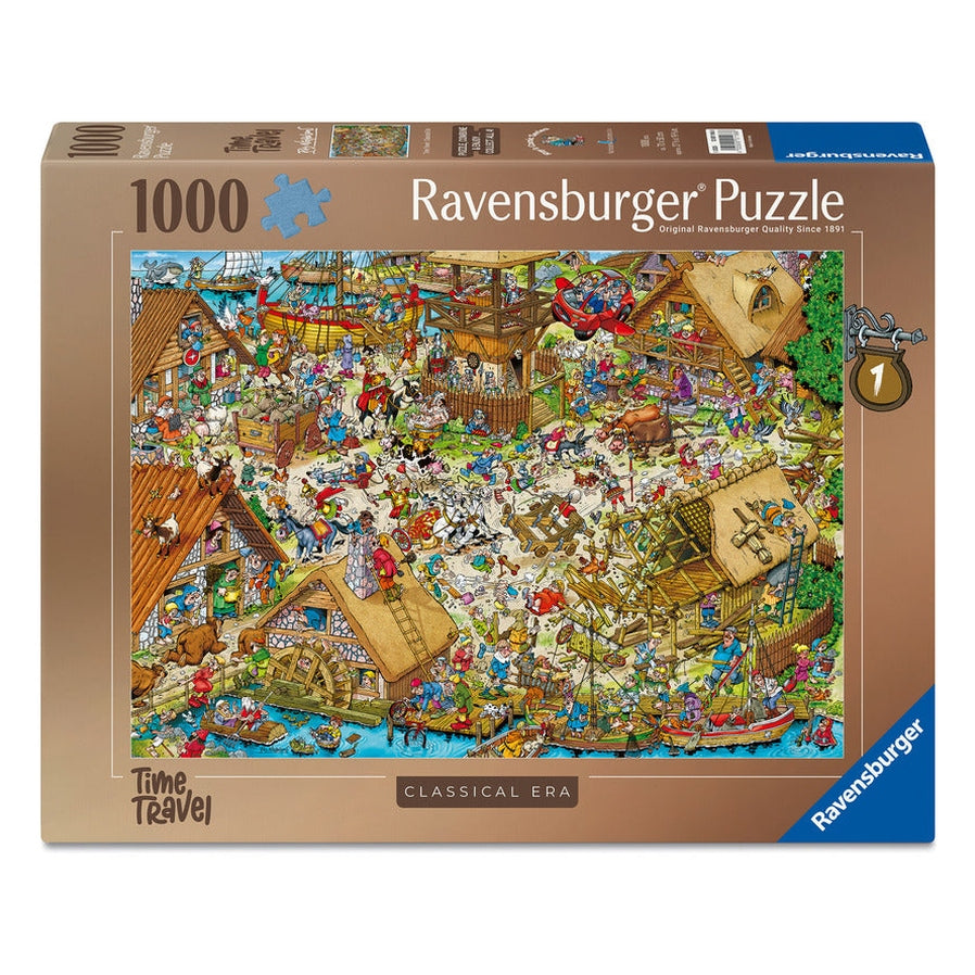 Ravensburger Ray's Comic Series Time Travel No. 1 Classic Era 1000 Piece Jigsaw Puzzle