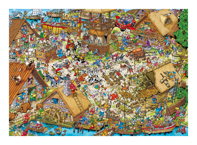 Ravensburger Ray's Comic Series Time Travel No. 1 Classic Era 1000 Piece Jigsaw Puzzle