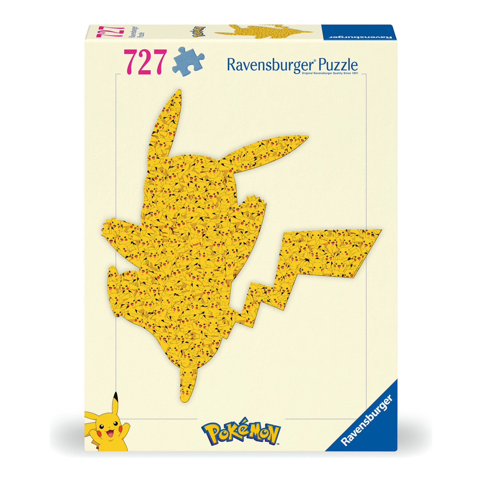 Ravensburger Pokémon Pikachu Shaped Jigsaw Puzzle 727 Pieces