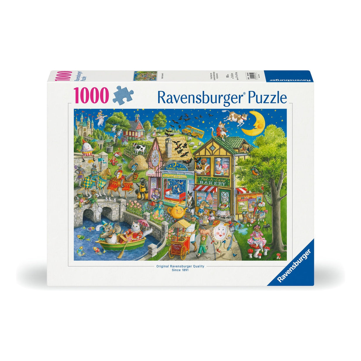 Ravensburger Mother Gooseville 1000pc Jigsaw Puzzle Fun