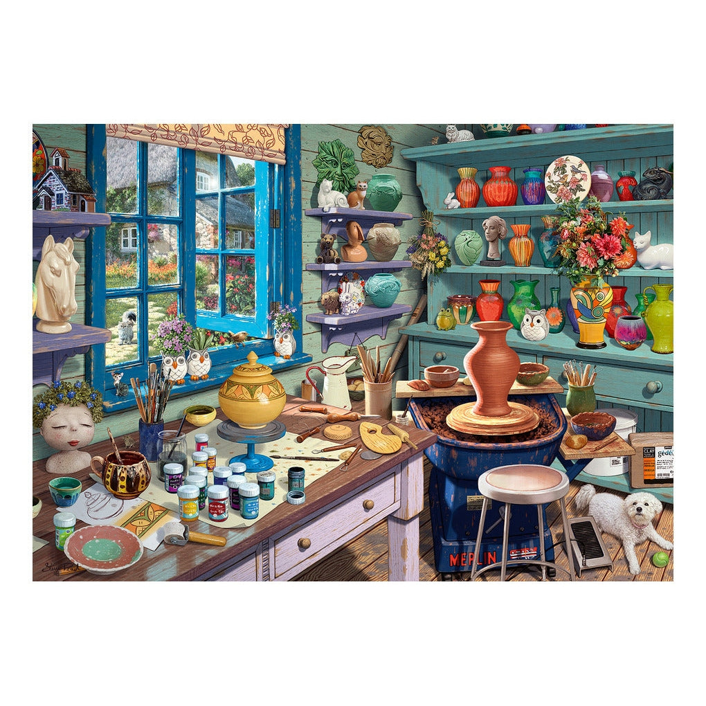 Ravensburger Pottery Studio Sanctuary 500pc Large Format Jigsaw Puzzle