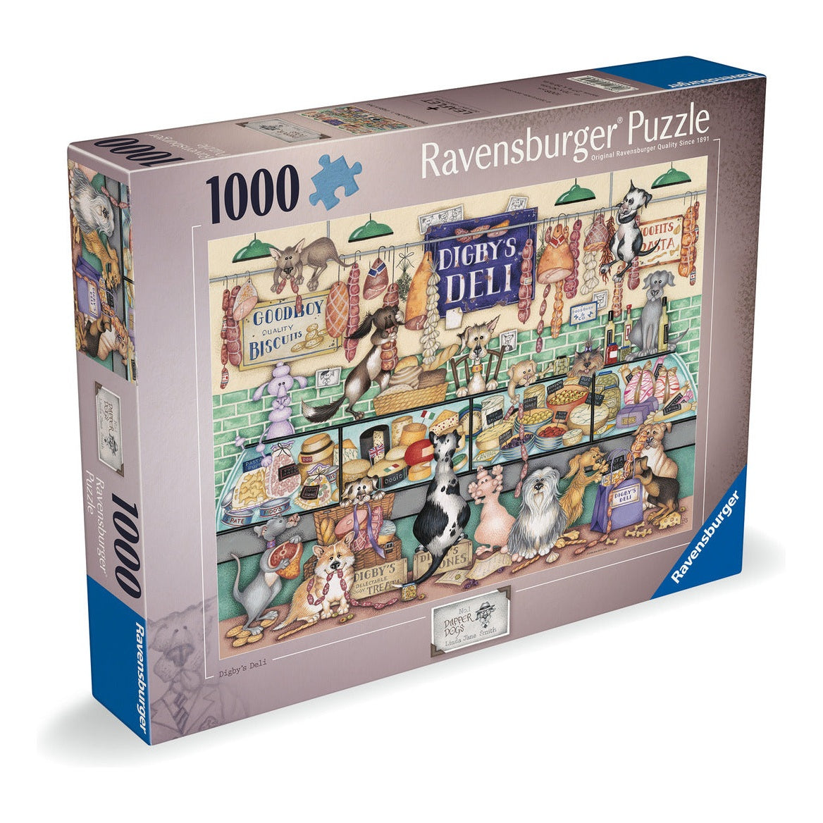 Ravensburger Dapper Dogs No.1 Digby's Deli 1000pc Puzzle