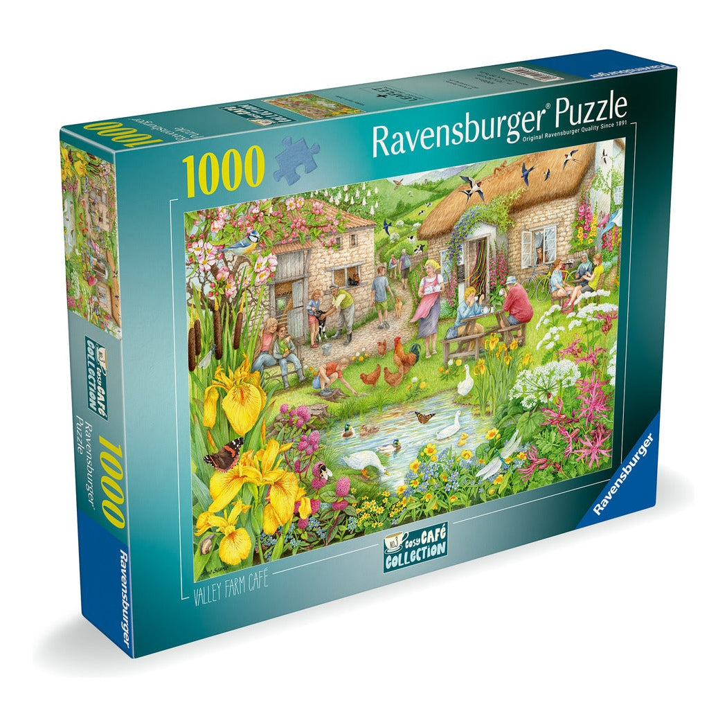 Ravensburger Cosy Cafe No.3 Valley Farm Cafe 1000pc Puzzle