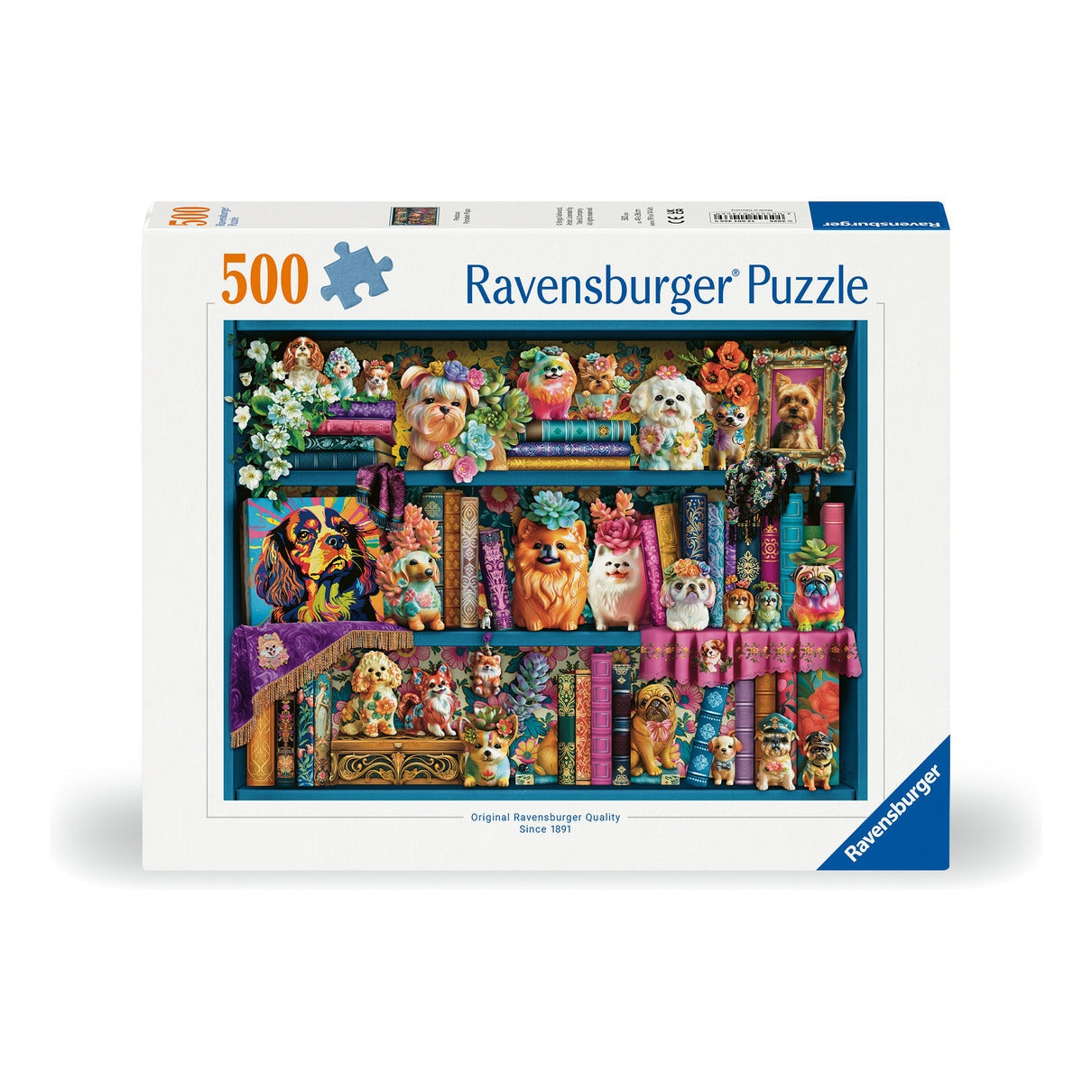 Ravensburger Precious Porcelain Pugs 500pc Jigsaw Puzzle