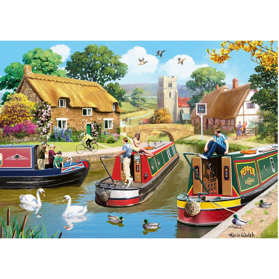 Ravensburger A Busy Day On The Canal 1000pc Jigsaw Puzzle