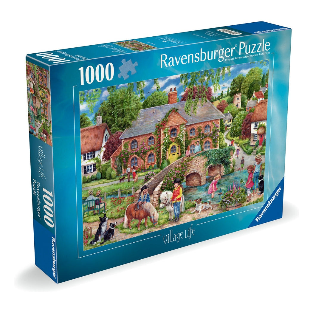 Ravensburger Village Life 1000pc Jigsaw Puzzle Adventure