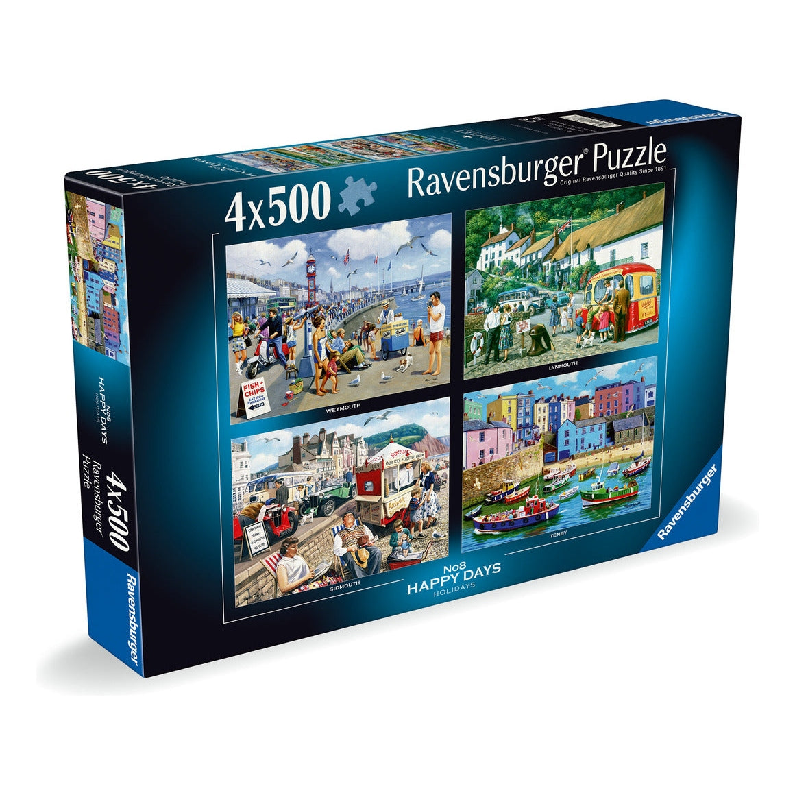 Ravensburger Happy Days No.8 Holidays 4x500pc Jigsaw Puzzle