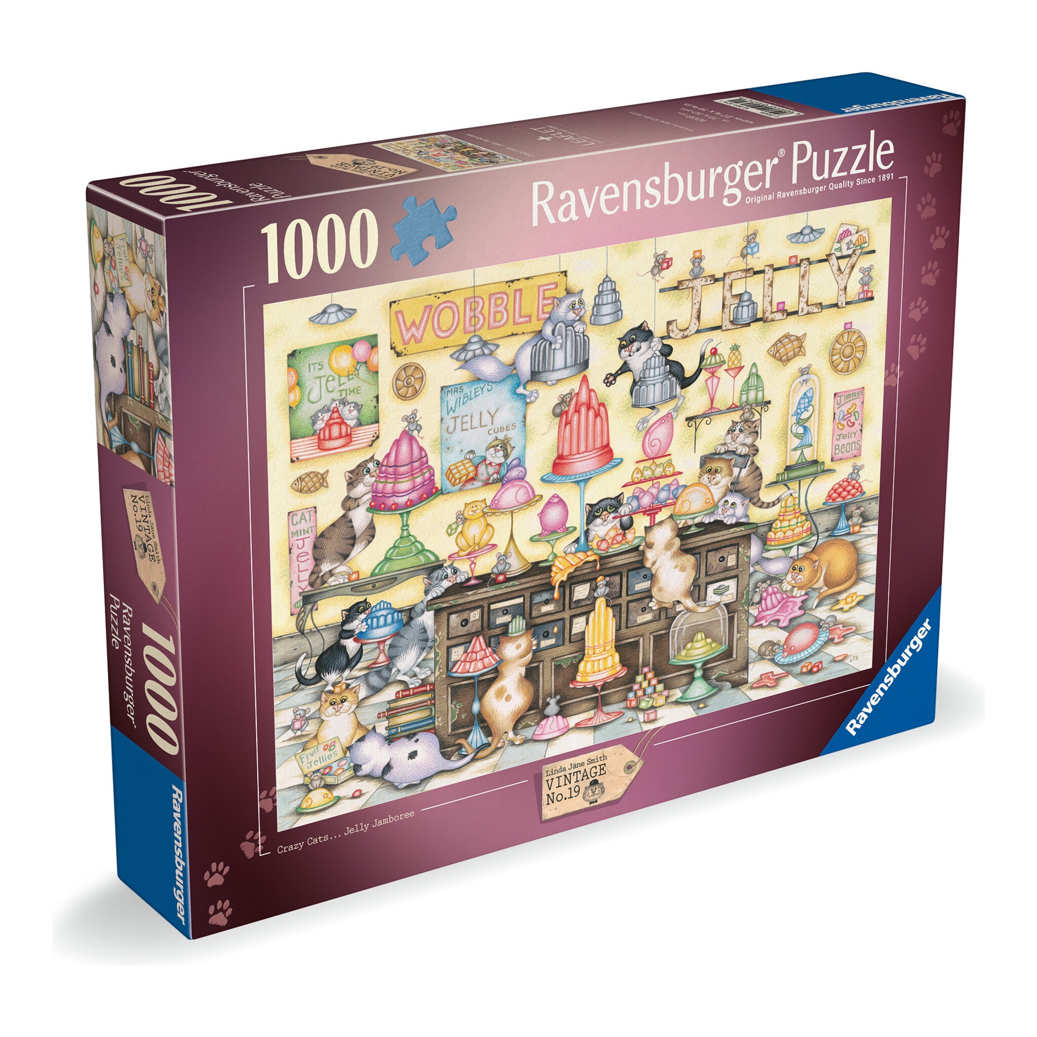 Ravensburger Crazy Cats: Jelly Jamboree 1000-Piece Jigsaw Puzzle