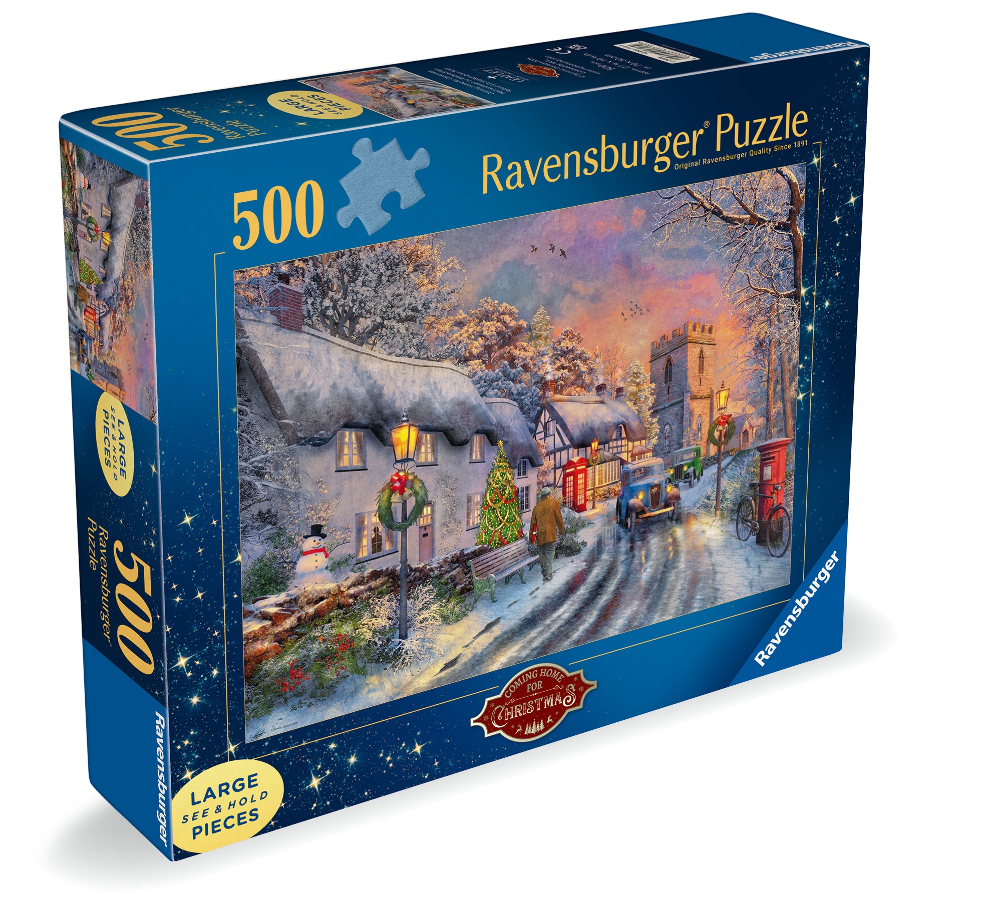 Ravensburger Coming Home for Christmas 500-Piece Large Format Jigsaw Puzzle