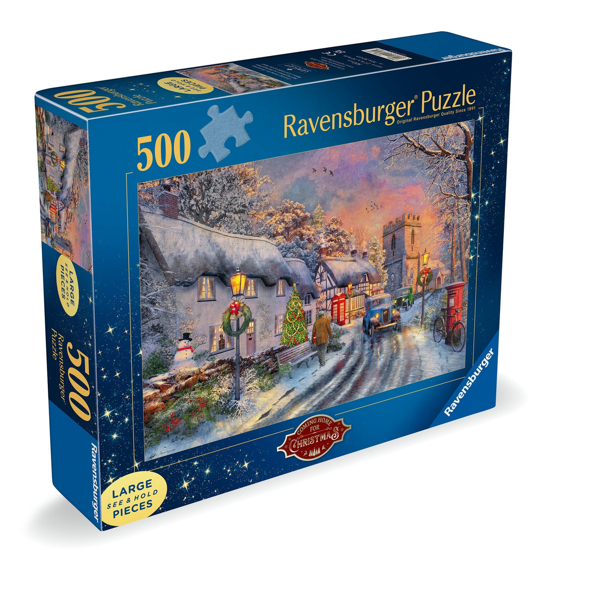 Ravensburger Coming Home for Christmas 500-Piece Large Format Jigsaw Puzzle