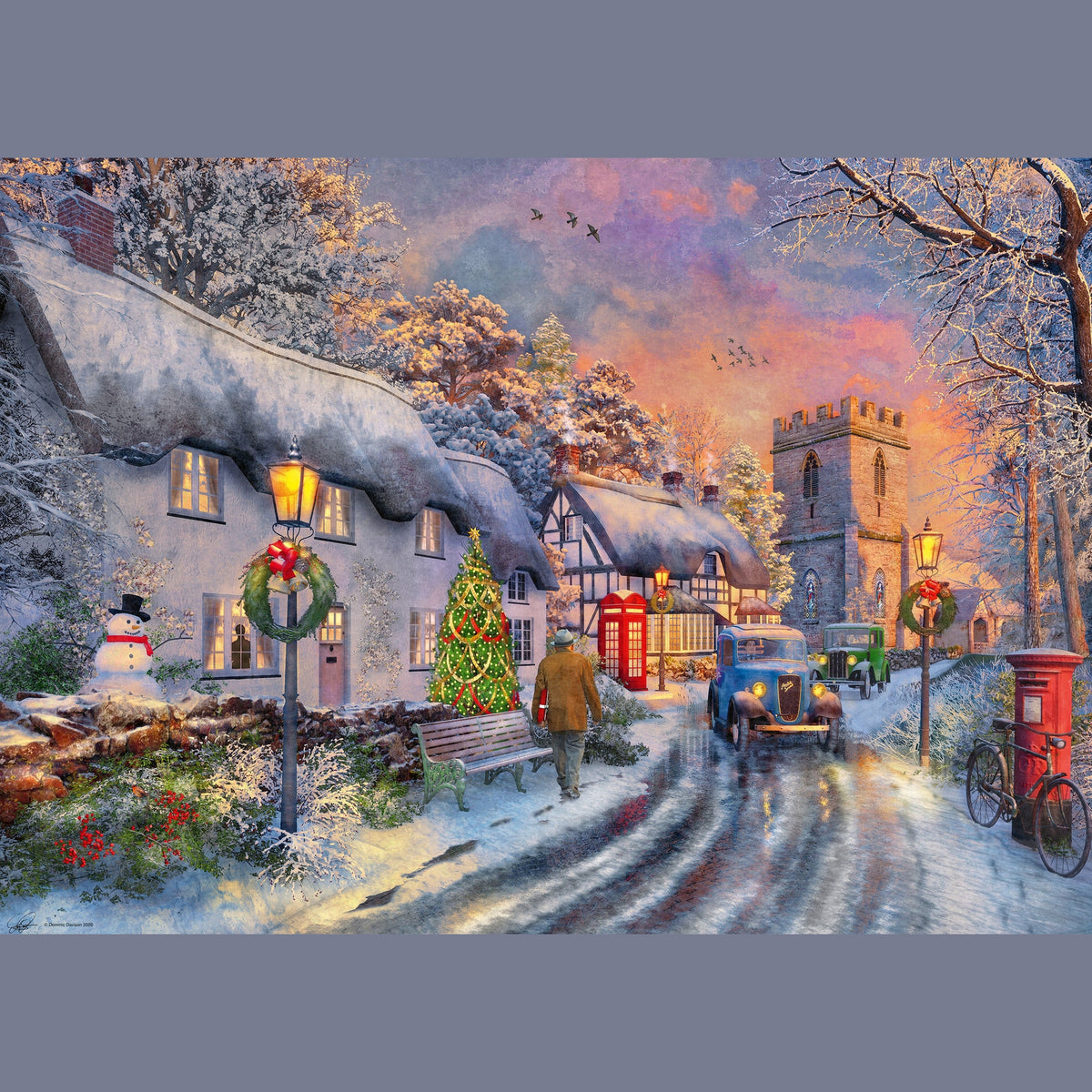 Ravensburger Coming Home for Christmas 500-Piece Large Format Jigsaw Puzzle