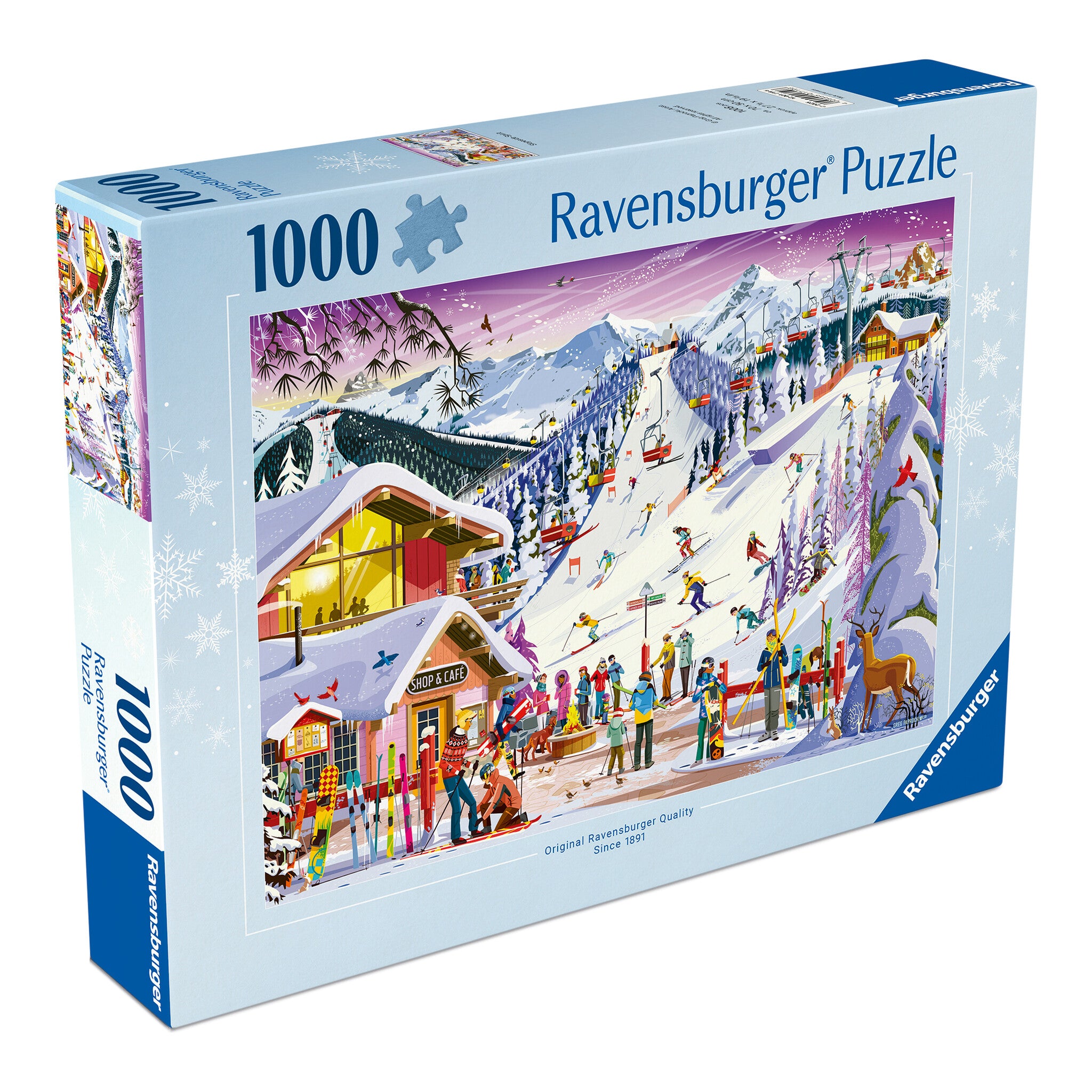 Ravensburger Slopeside Spirit 1000 Piece Jigsaw Puzzle
