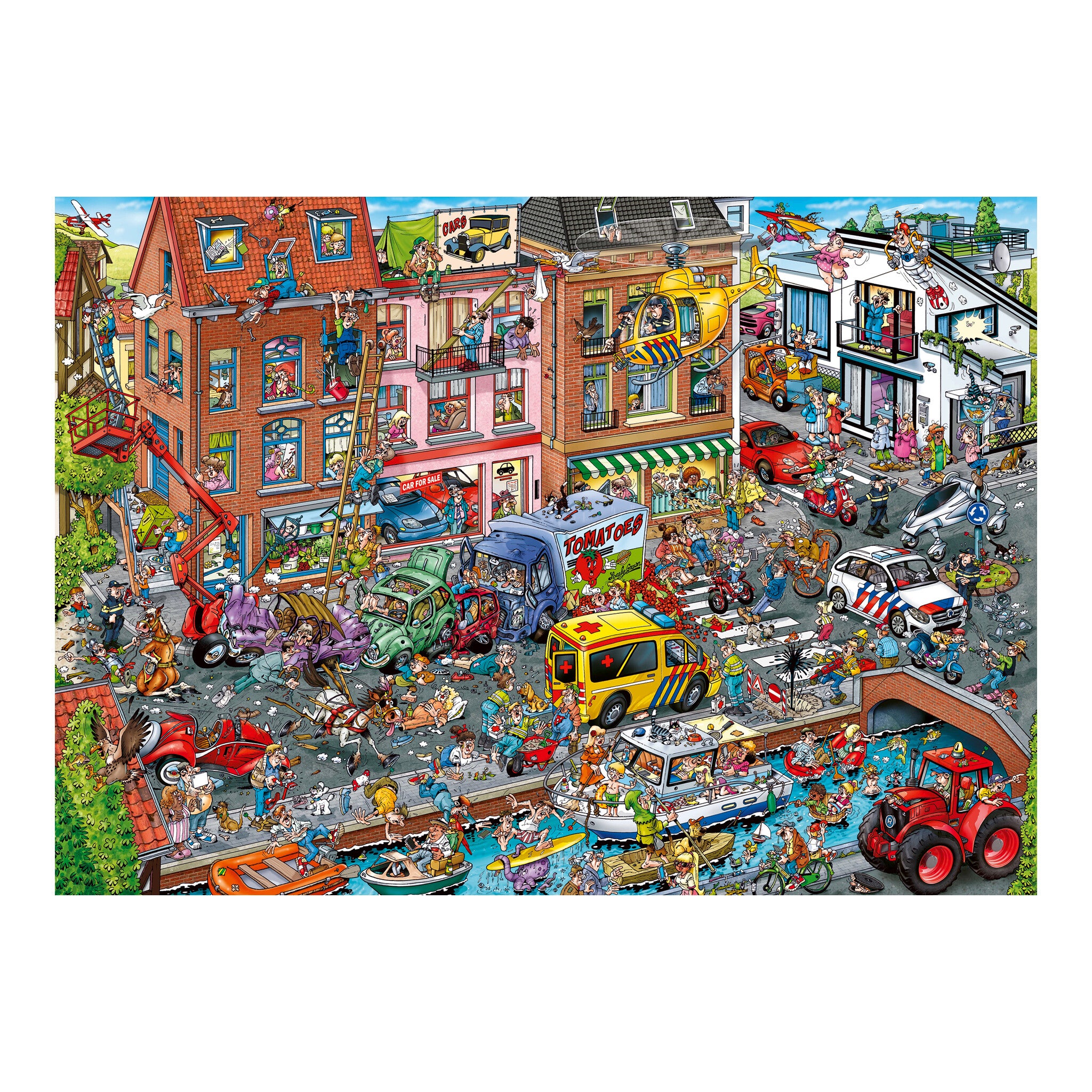 Ravensburger Ray's Comic Series Time Travel No. 3 Modern Times 1000 Piece Jigsaw Puzzle
