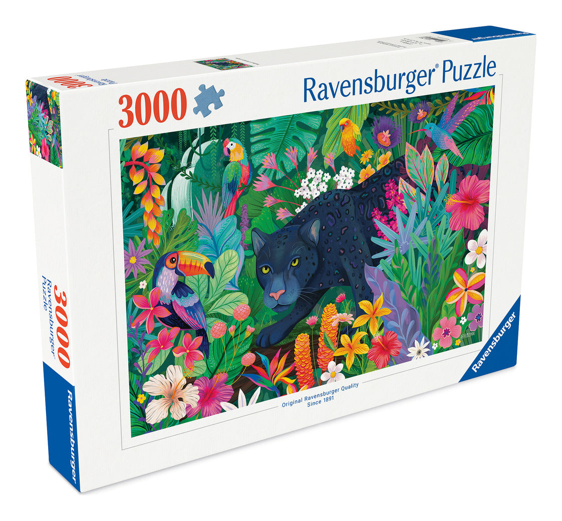 Ravensburger Panther in Flower Jungle 3000 Piece Jigsaw Puzzle