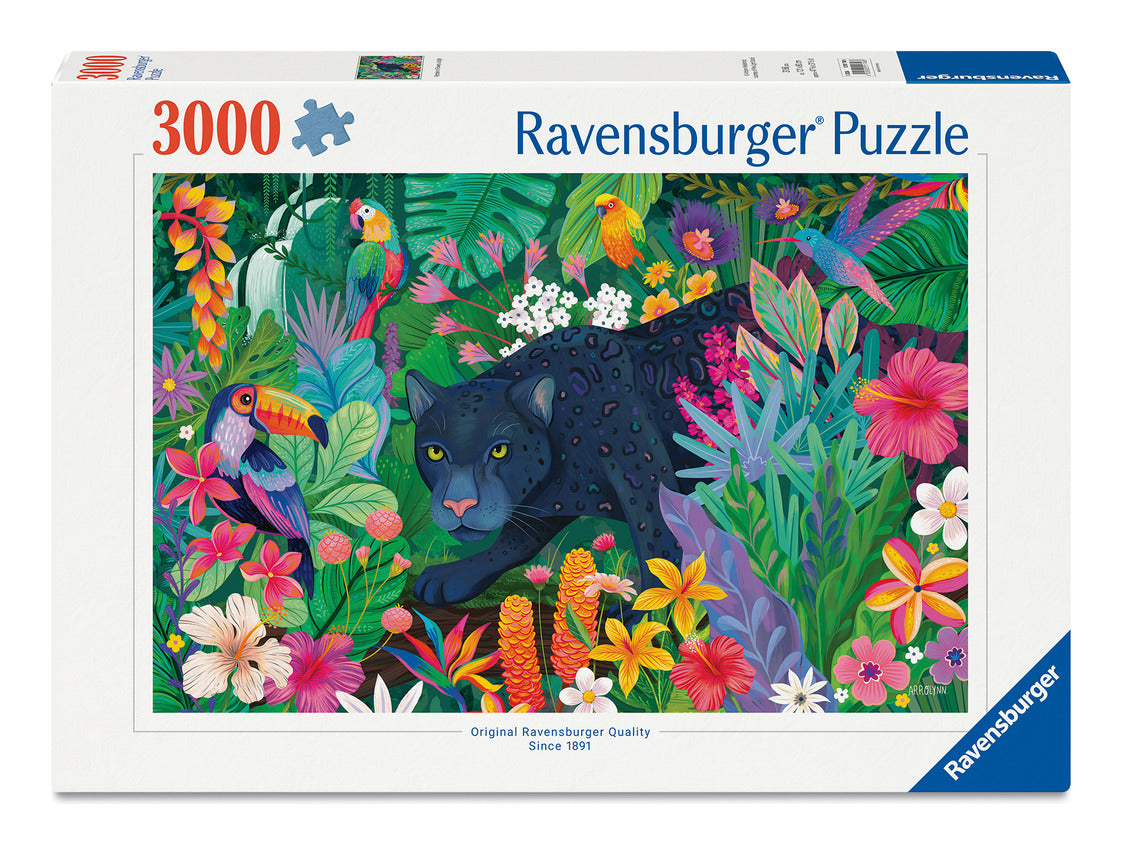 Ravensburger Panther in Flower Jungle 3000 Piece Jigsaw Puzzle