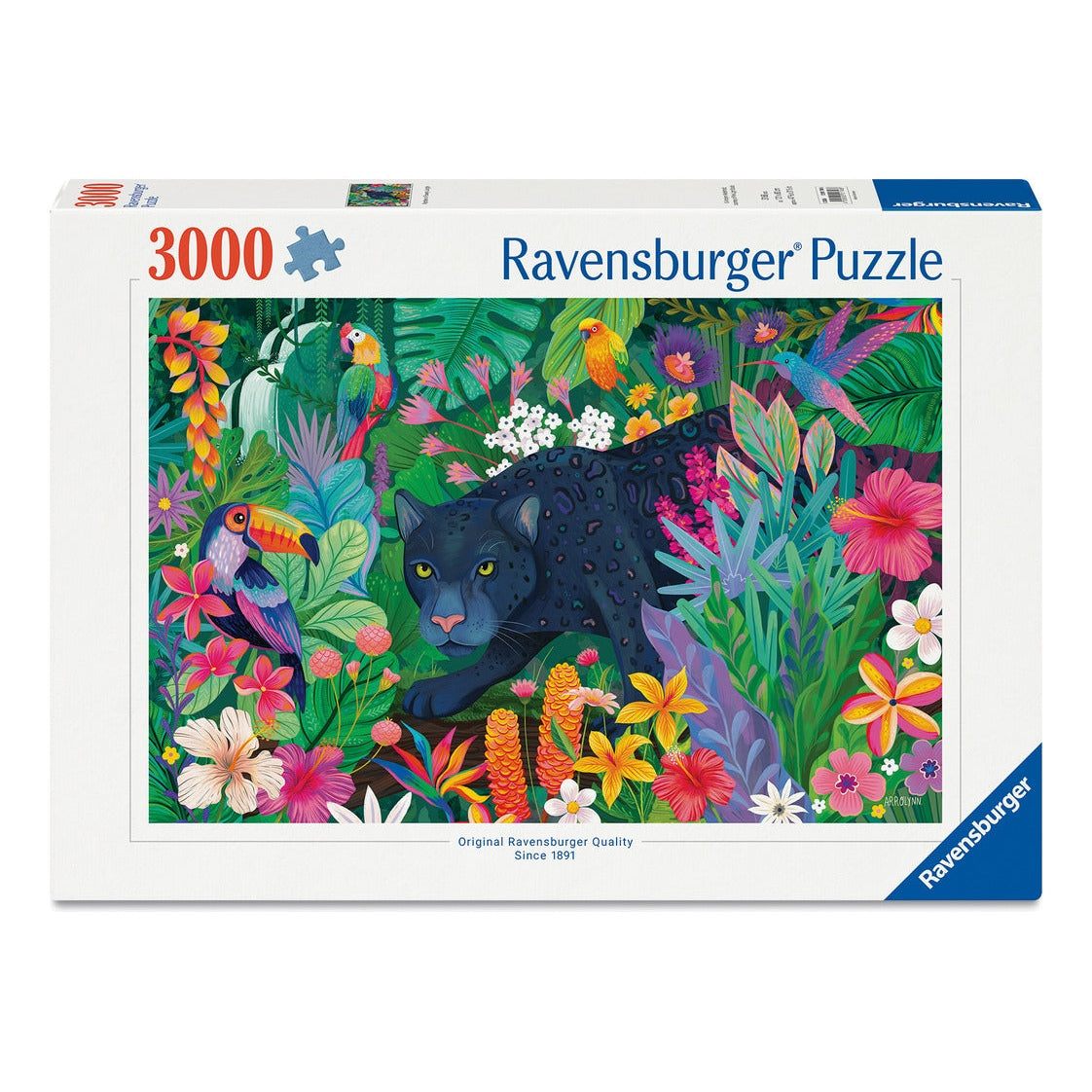 Ravensburger Panther in Flower Jungle 3000 Piece Jigsaw Puzzle