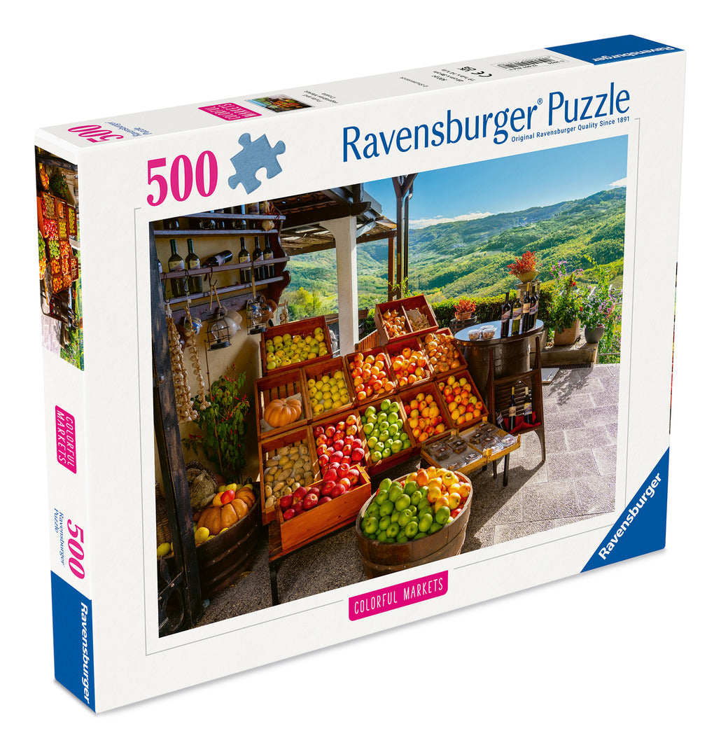 Ravensburger Fruit & Veg Market, Croatia 500 Piece Jigsaw Puzzle