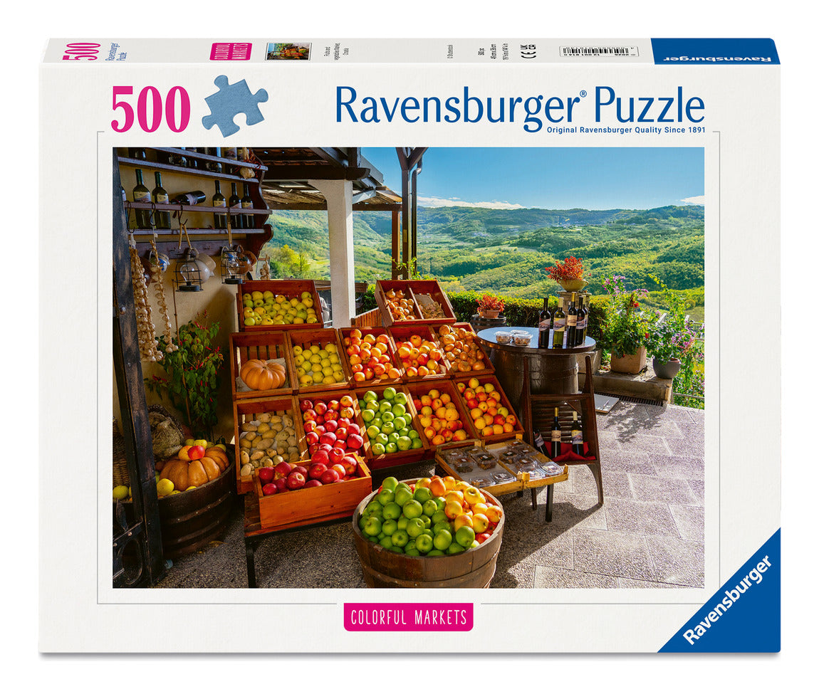 Ravensburger Fruit & Veg Market, Croatia 500 Piece Jigsaw Puzzle