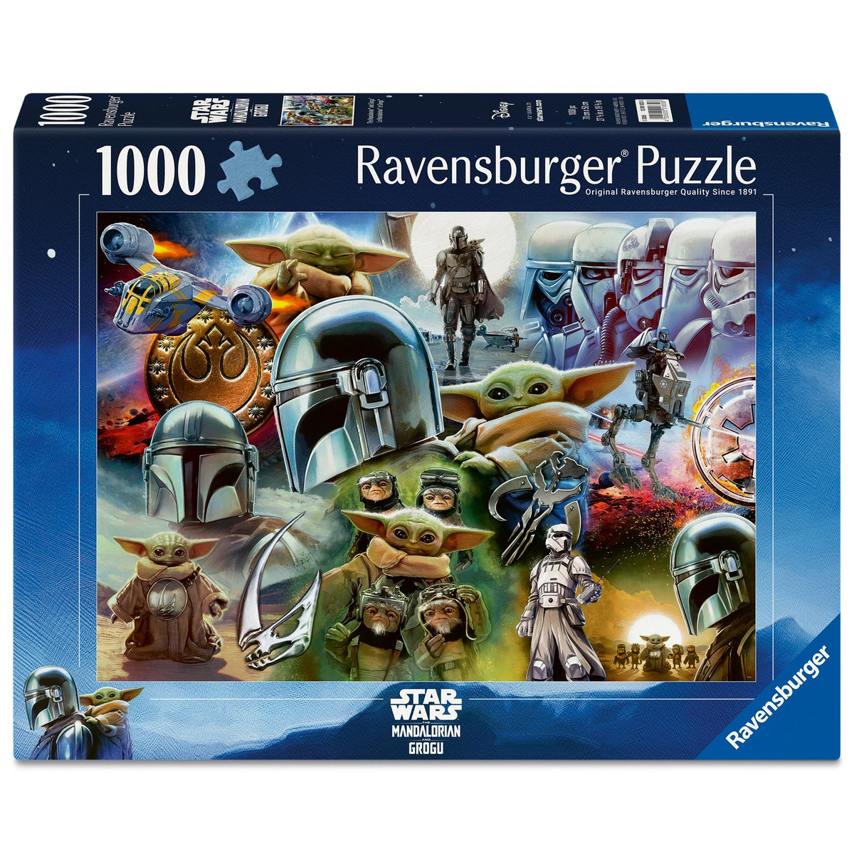 Ravensburger Star Wars The Mandalorian and Grogu 1000 Piece Jigsaw Puzzle