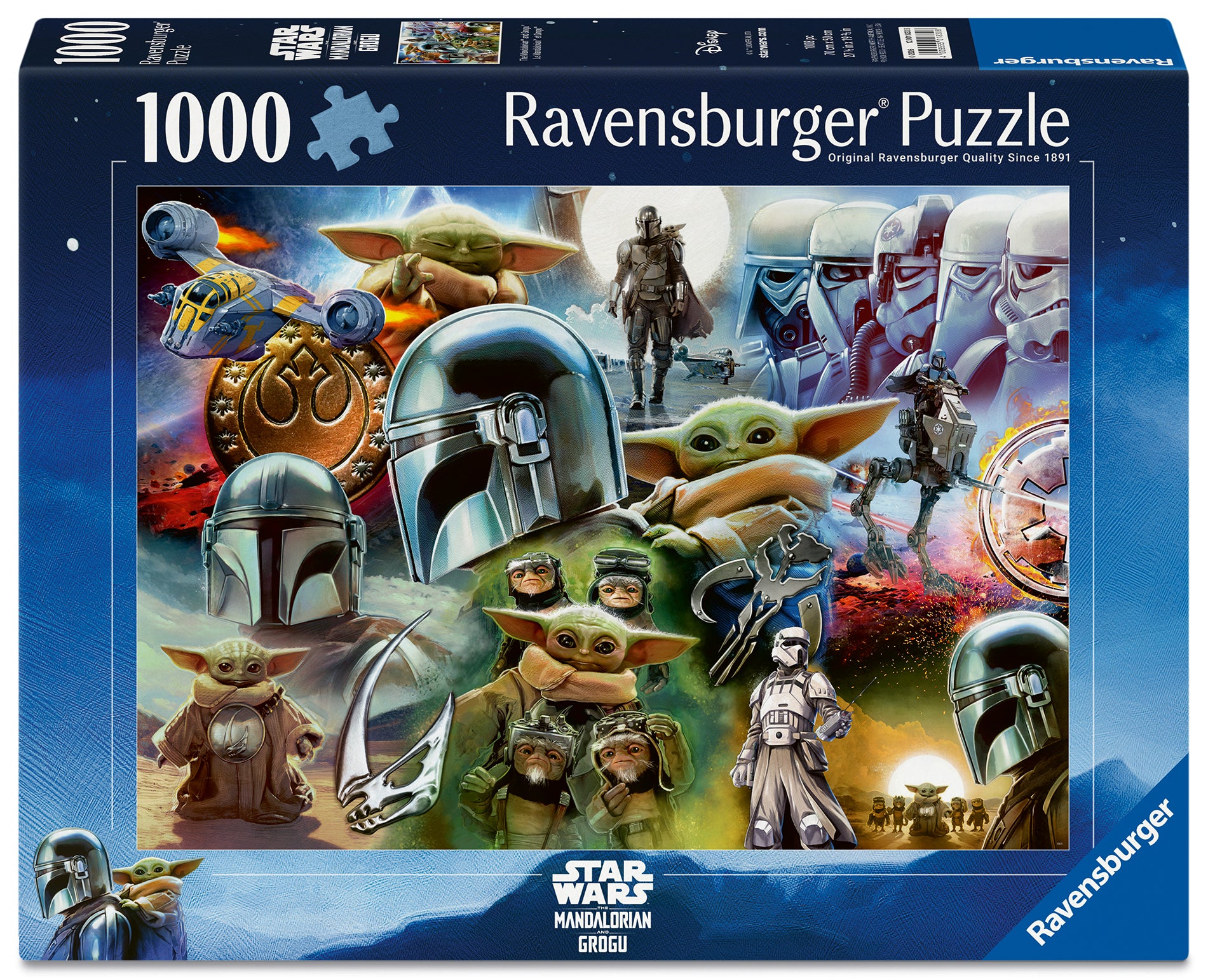 Ravensburger Star Wars The Mandalorian and Grogu 1000 Piece Jigsaw Puzzle
