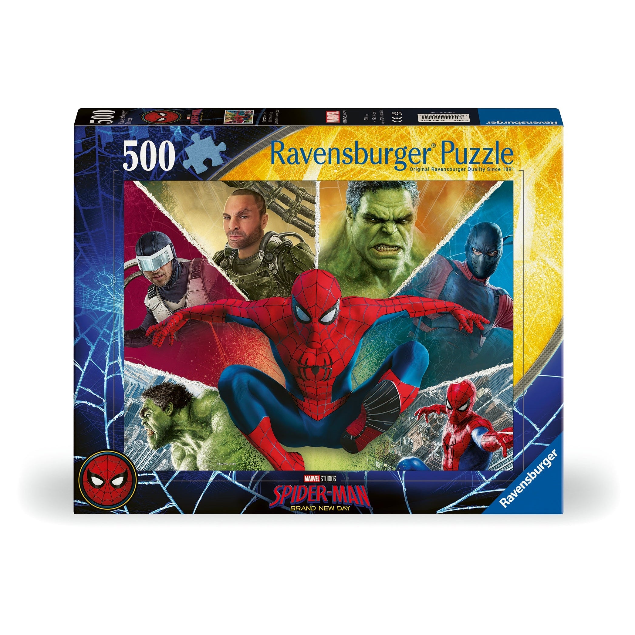 Ravensburger Marvel Spider-Man Brand New Day 500-Piece Jigsaw Puzzle
