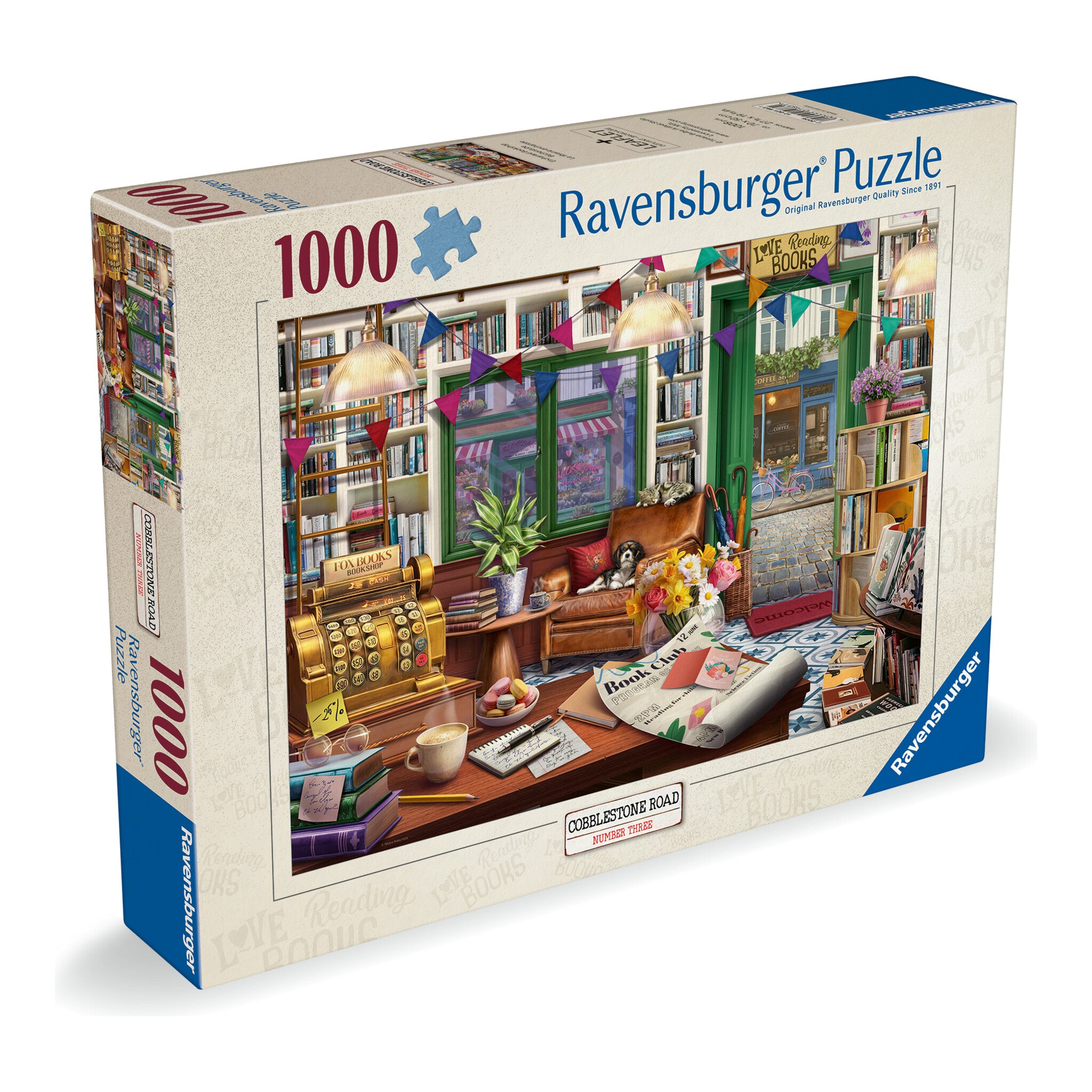 Ravensburger Enchanted Bookshop 1000 Piece Jigsaw Puzzle