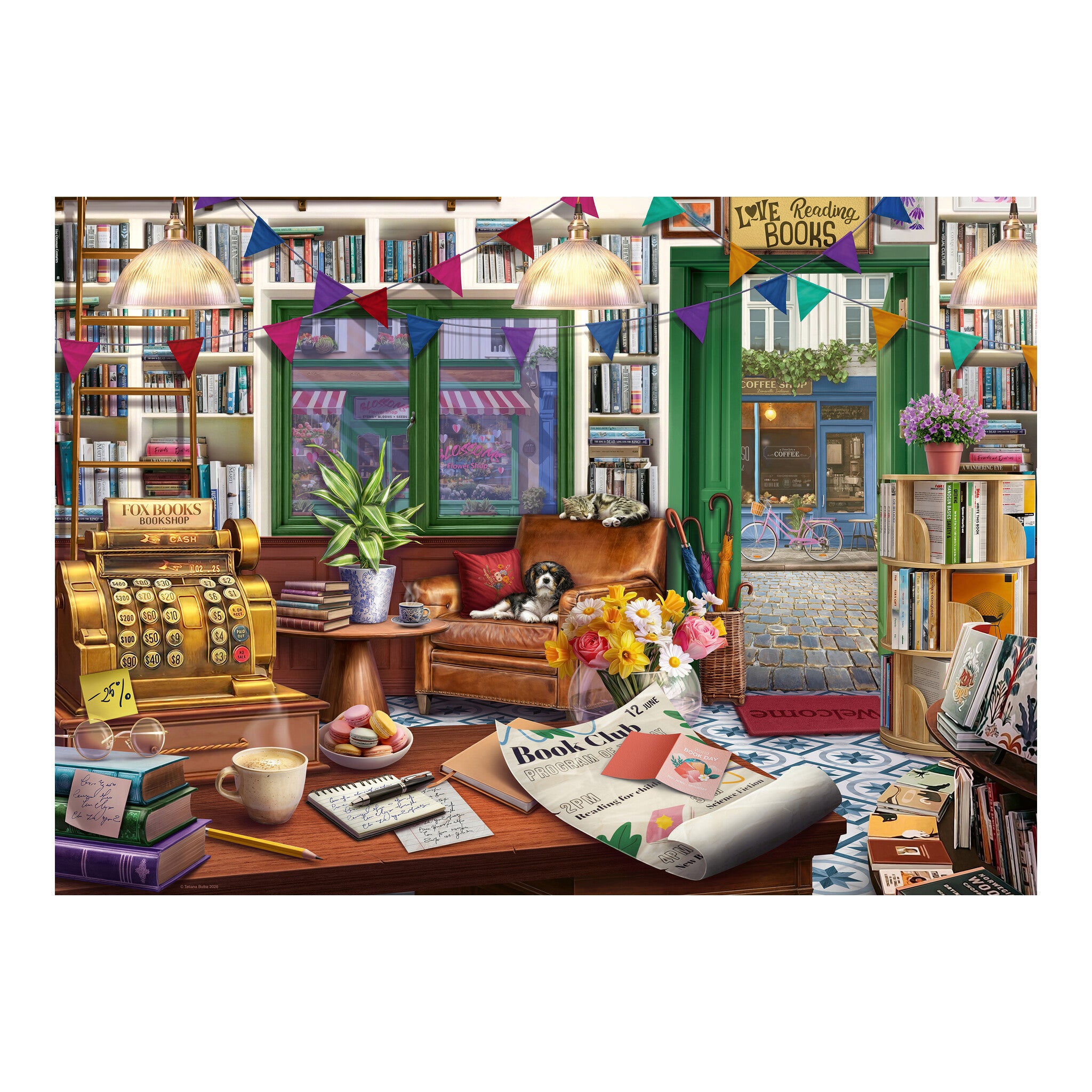 Ravensburger Enchanted Bookshop 1000 Piece Jigsaw Puzzle