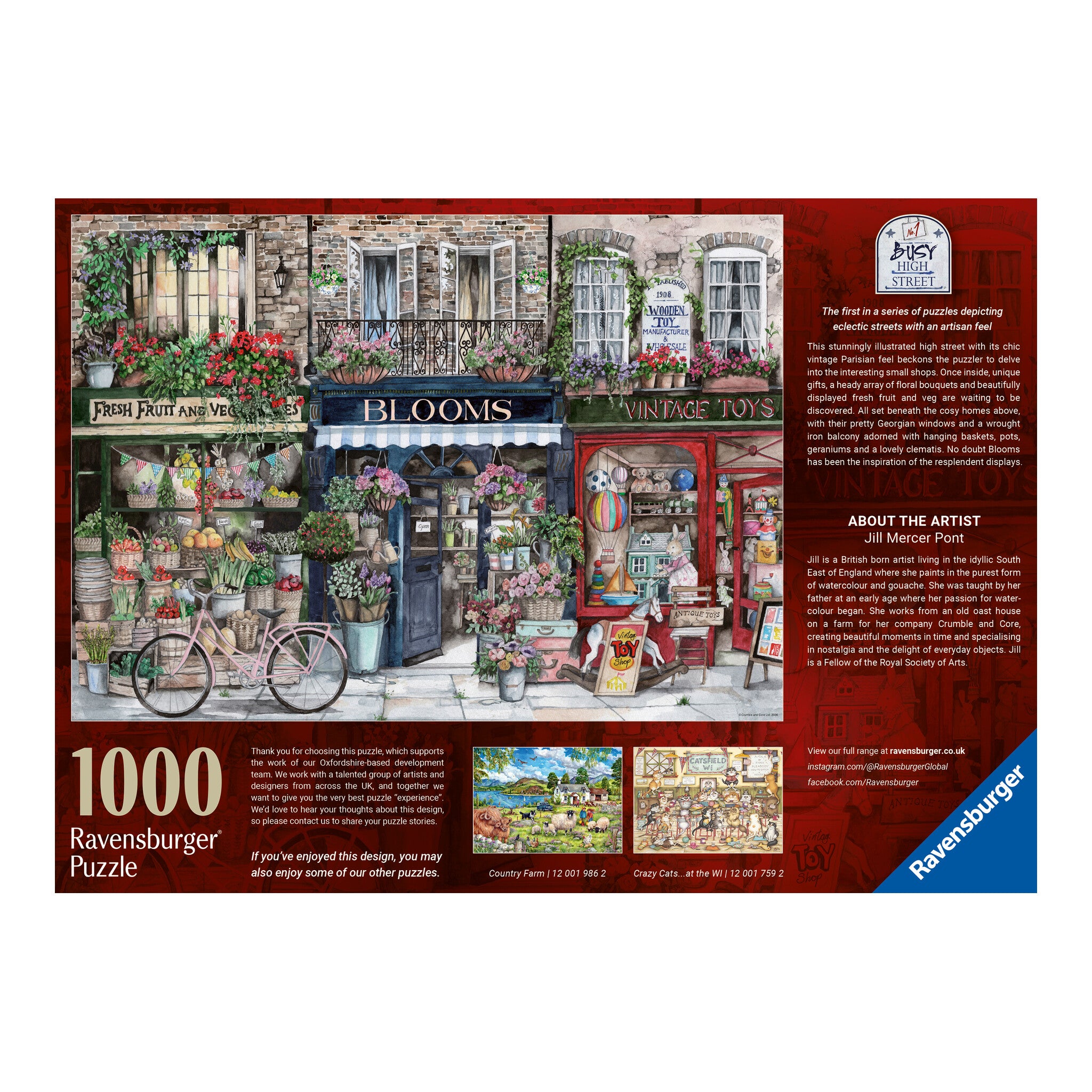 Ravensburger Busy High Street No. 1 1000 Piece Jigsaw Puzzle